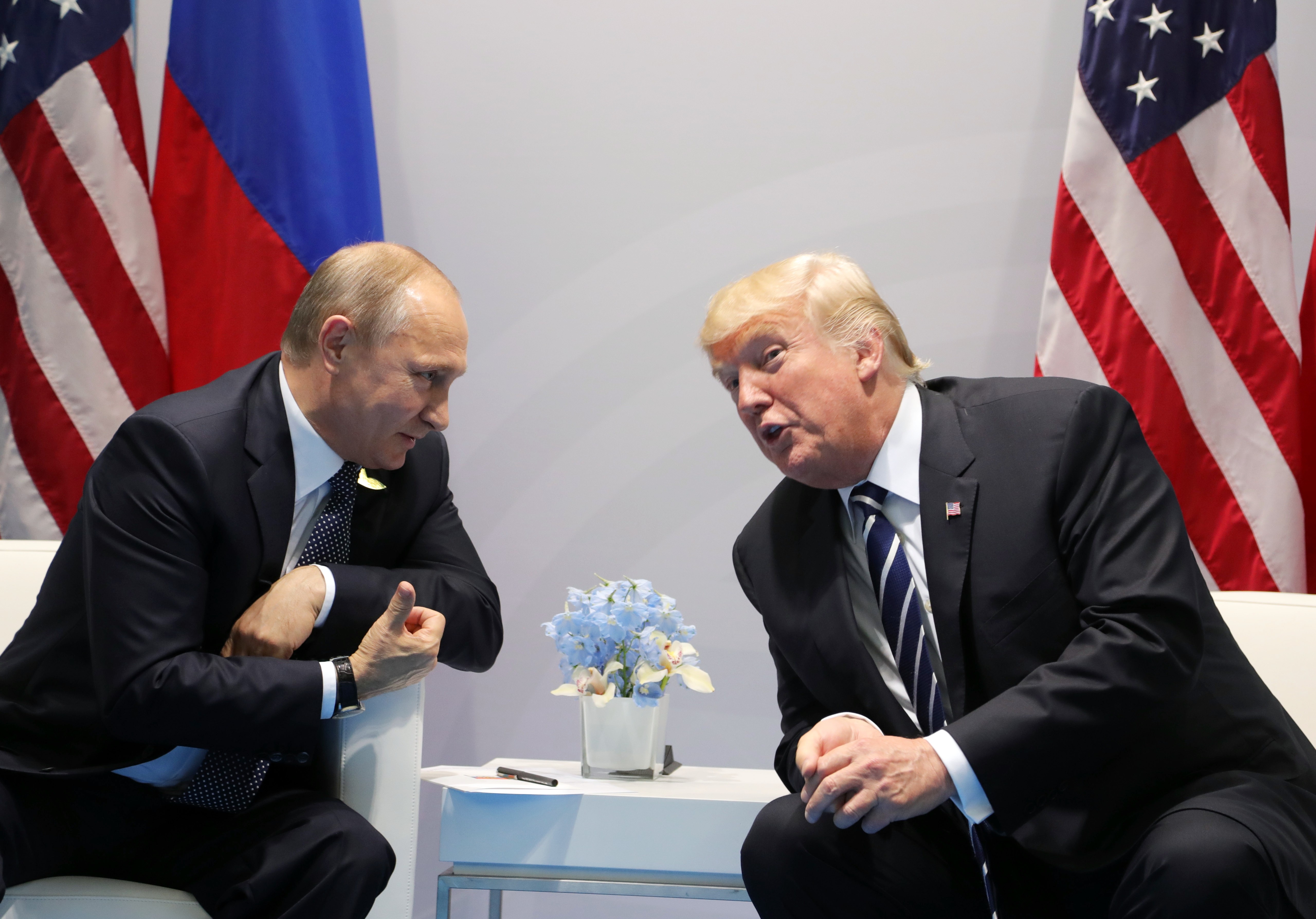 Владимир Путин и Дональд Трамп. Фото:&nbsp;&copy;&nbsp;РИА Новости/Михаил Климентьев