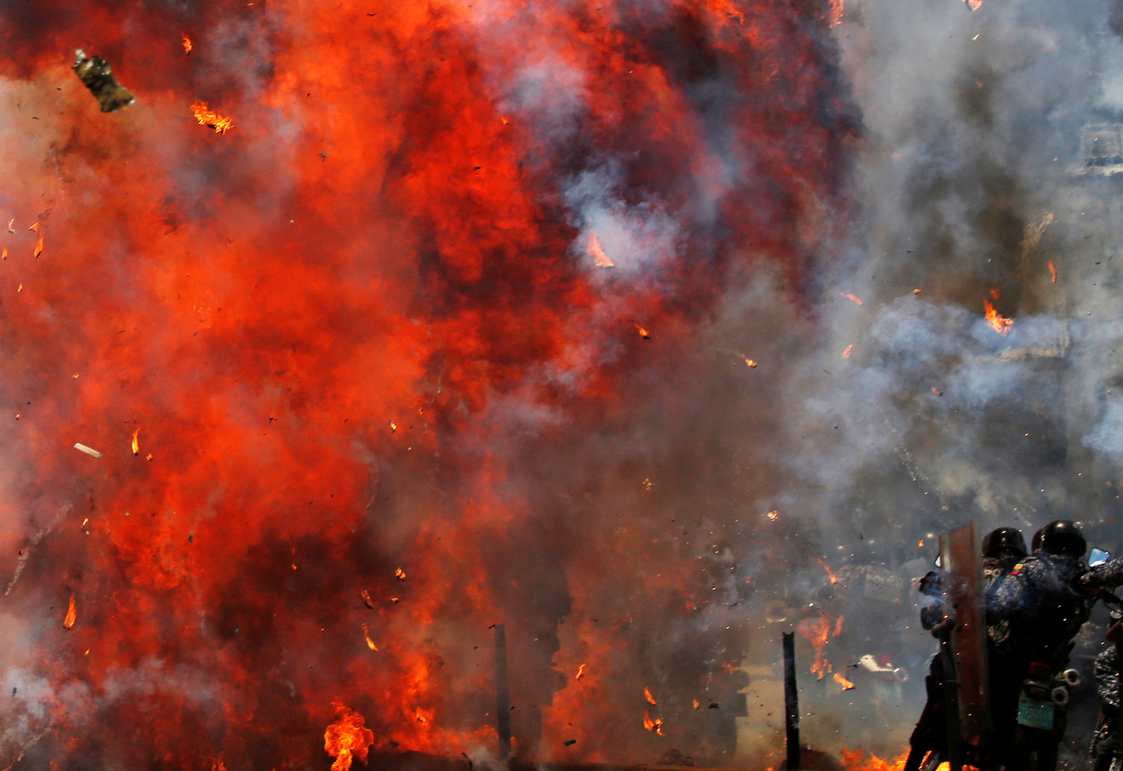 Беспорядки в Венесуэле. Фото: &copy;&nbsp;REUTERS/Carlos Garcia Rawlins&nbsp;