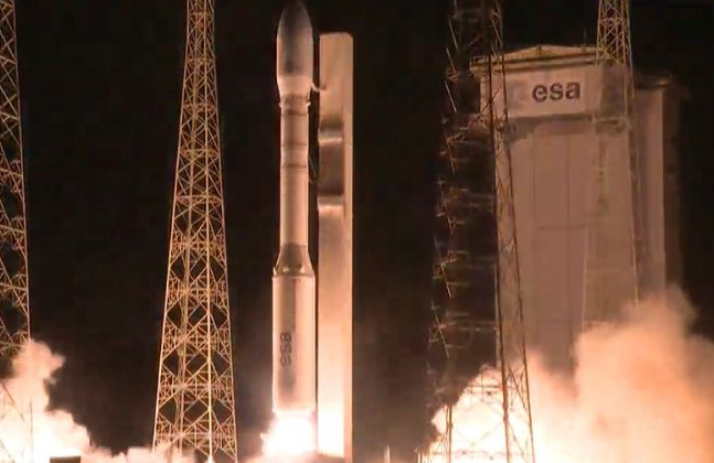 Запуск ракеты Vega. Фото:&nbsp;&copy;&nbsp;Arianespace