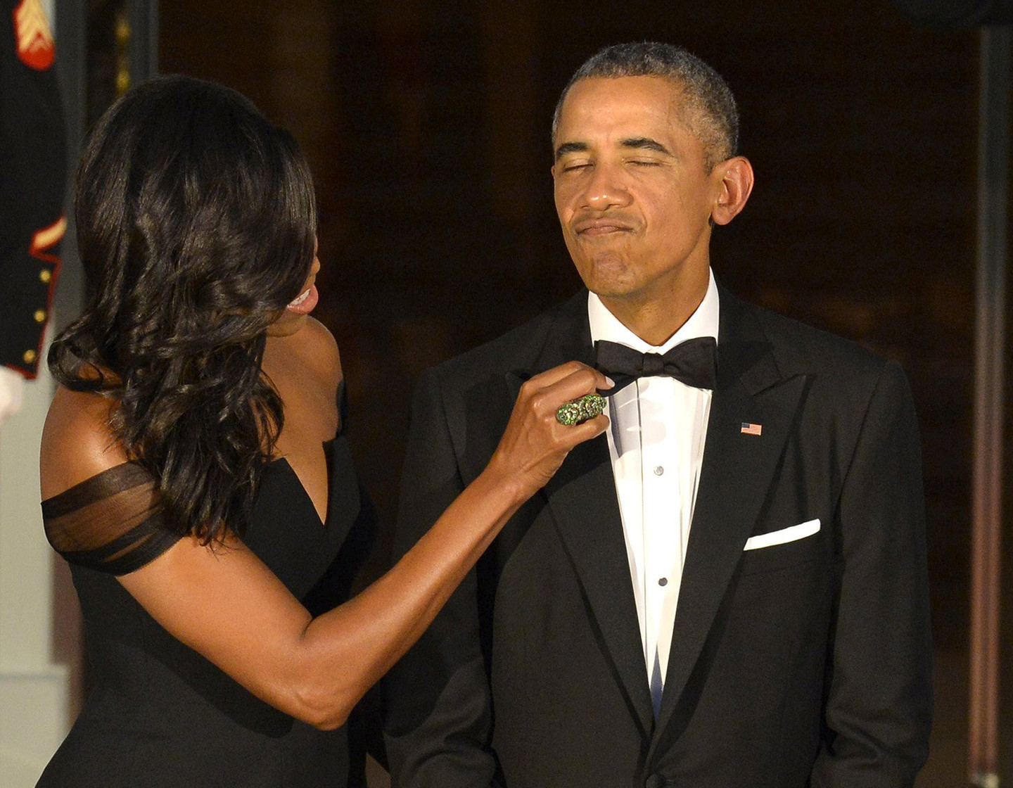 Барак и Мишель Обама.&nbsp;Фото: &copy; REUTERS/Mike Theiler





