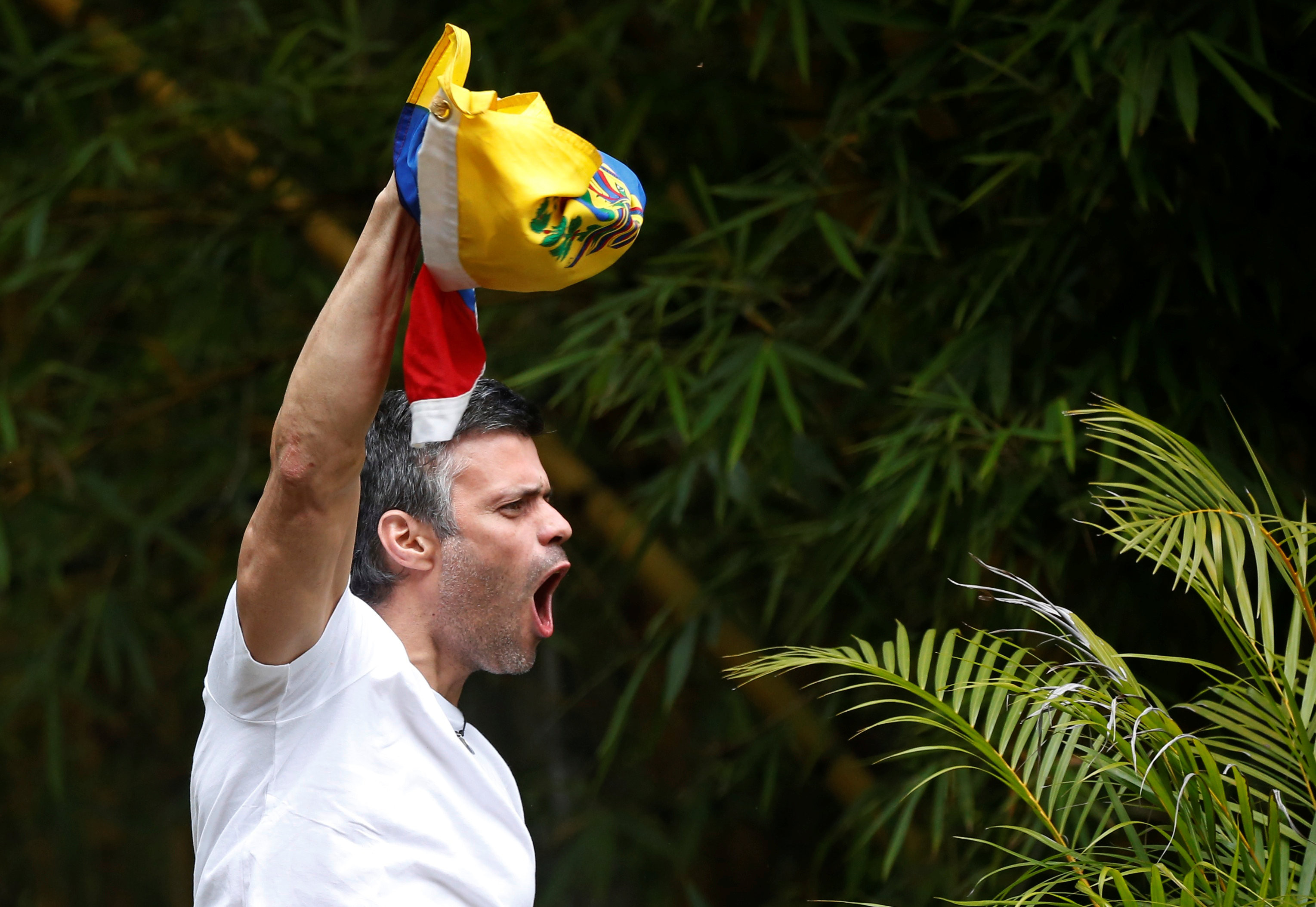 Венесуэльский оппозиционный лидер Леопольдо Лопес. Фото: &copy;&nbsp;REUTERS/Andres Martinez Casares