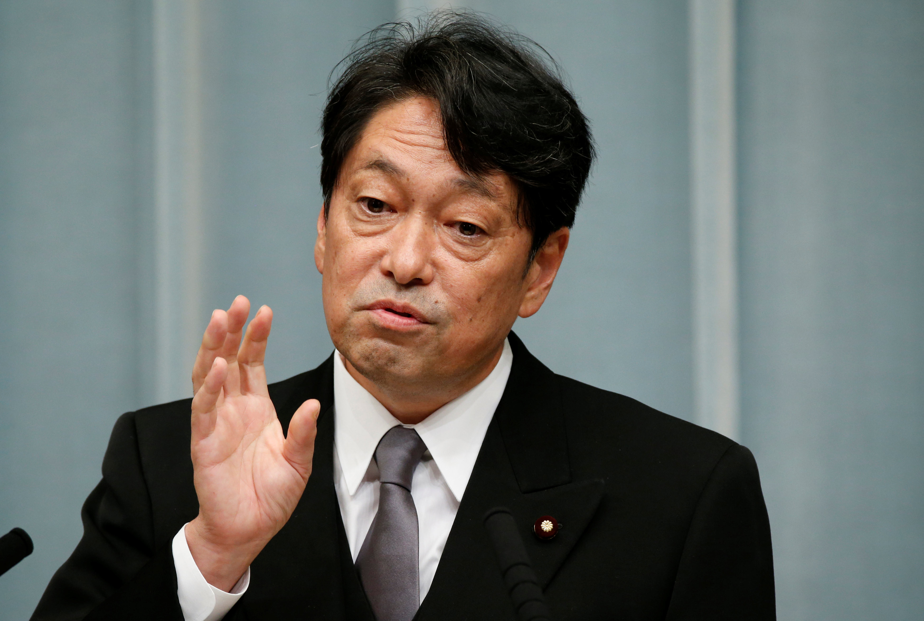 Министр обороны Японии&nbsp;Ицунори Онодэра. Фото: &copy; REUTERS/Kim Kyung-Hoon