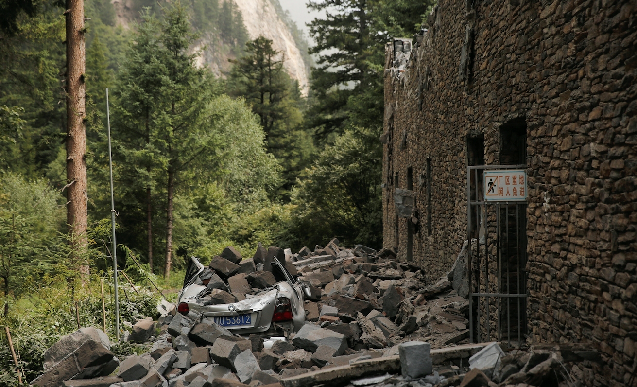 Последствия землетрясения в Китае.&nbsp;Фото: &copy;REUTERS/Thomas Peter&nbsp;
