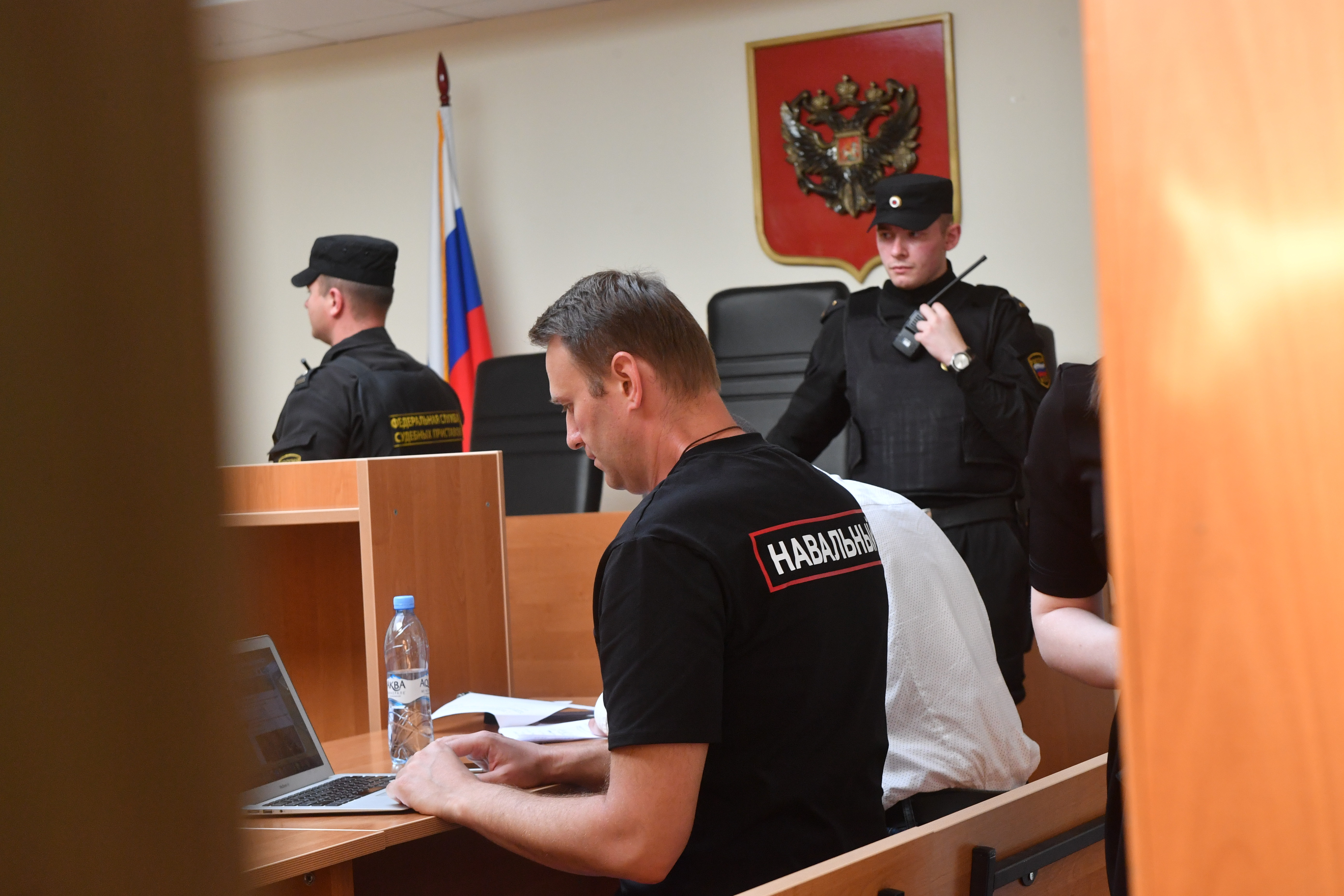 <p>Алексей Навальный в суде. Фото: &copy;РИА Новости/Алексей Куденко</p>