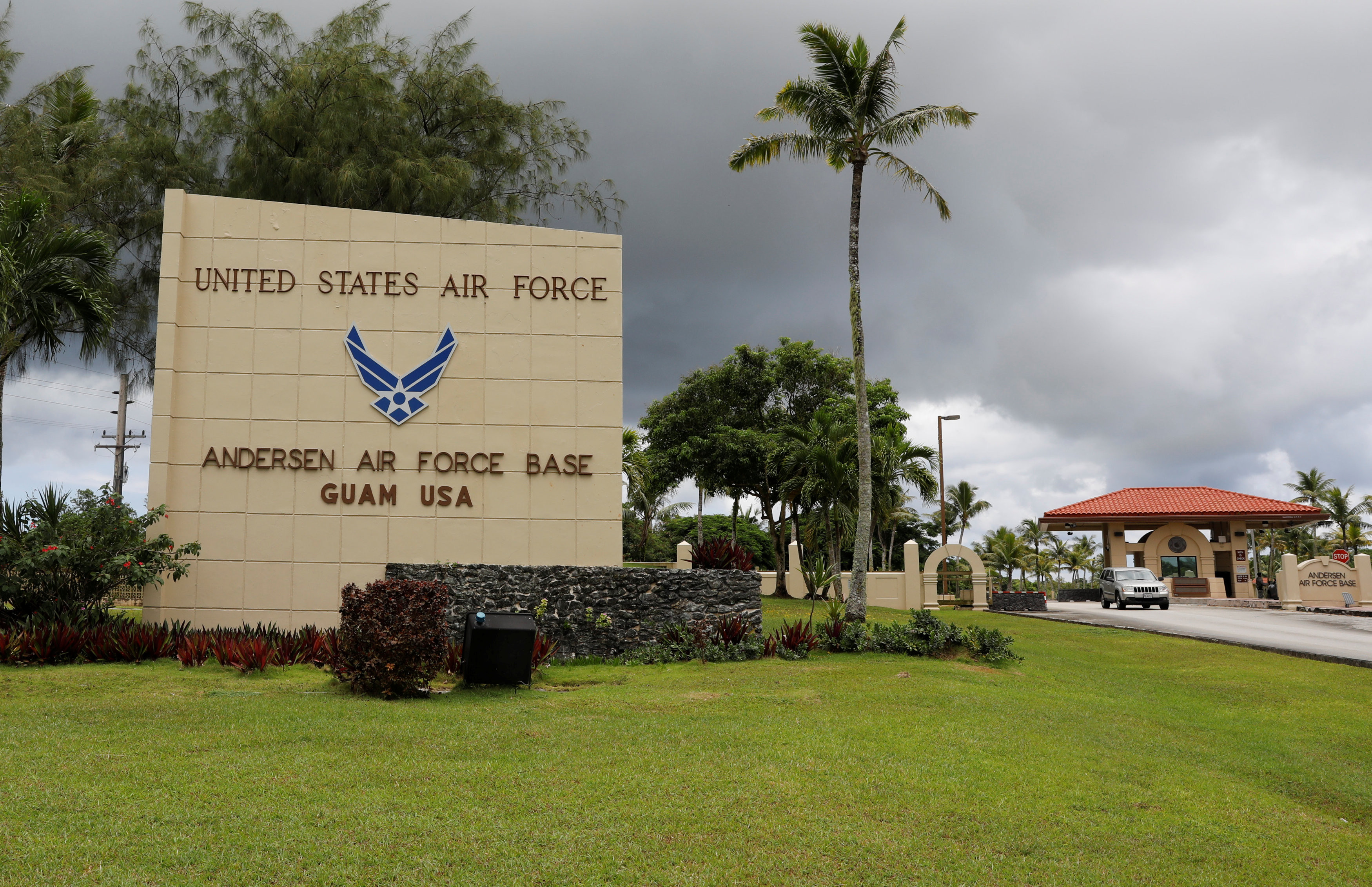 Военная база ВВС США "Андерсен" на острове Гуам.&nbsp;Фото: &copy; REUTERS/Erik De Castro