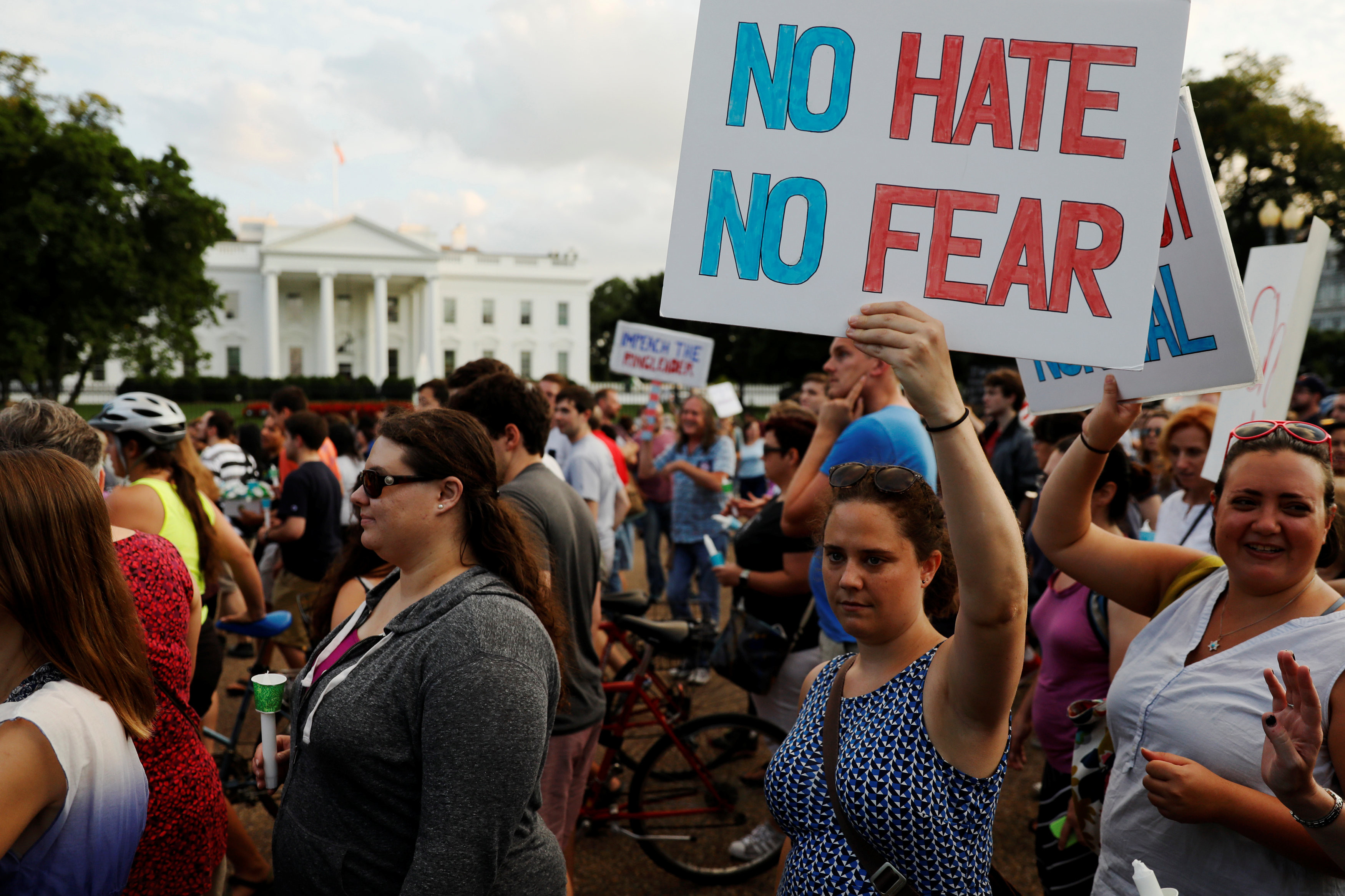 Протест у Белого дома. Фото: © REUTERS/Jonathan Ernst