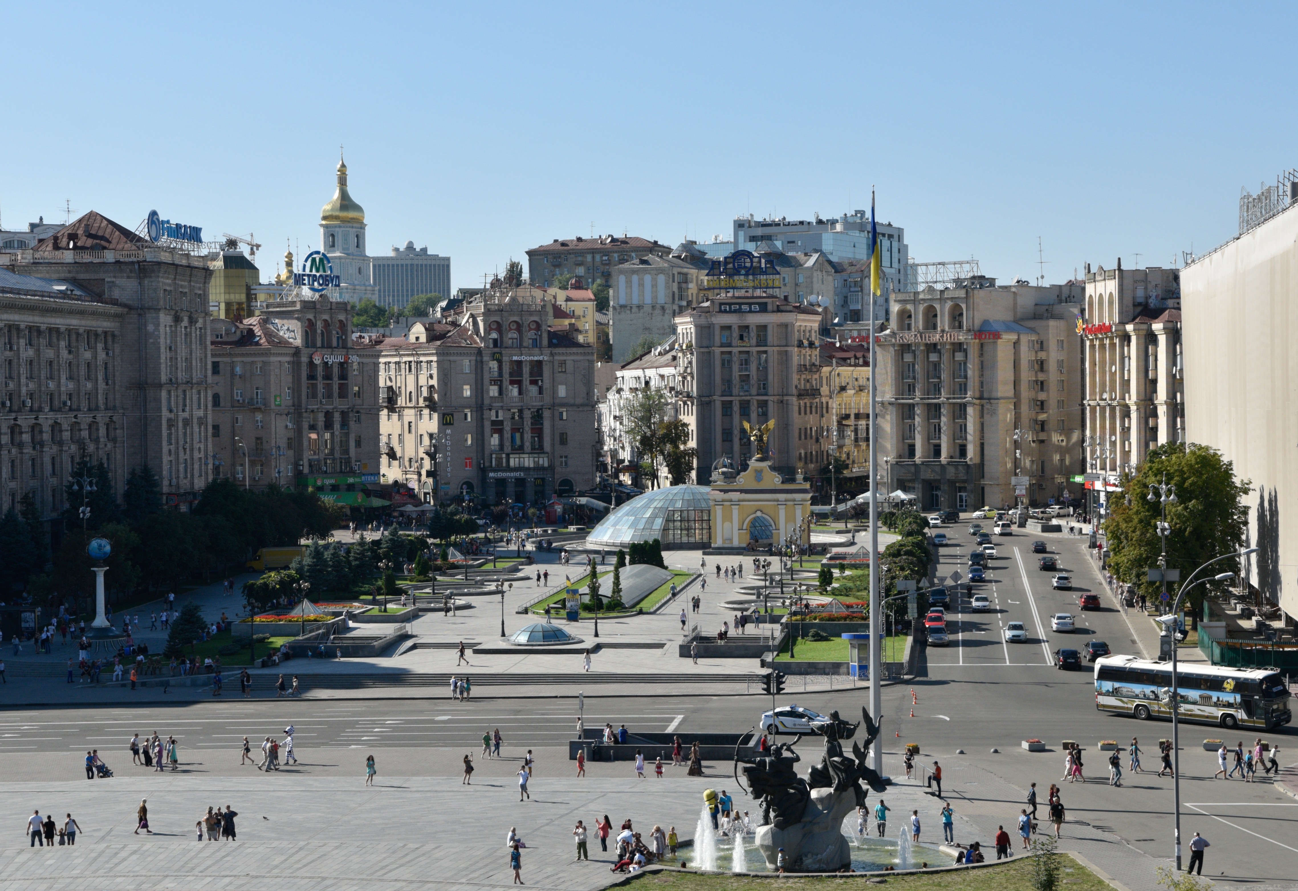 Киев центральная площадь