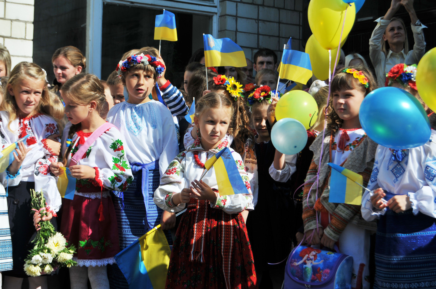 Украинские школьники. Фото: &copy;РИА Новости/Павел Паламарчук