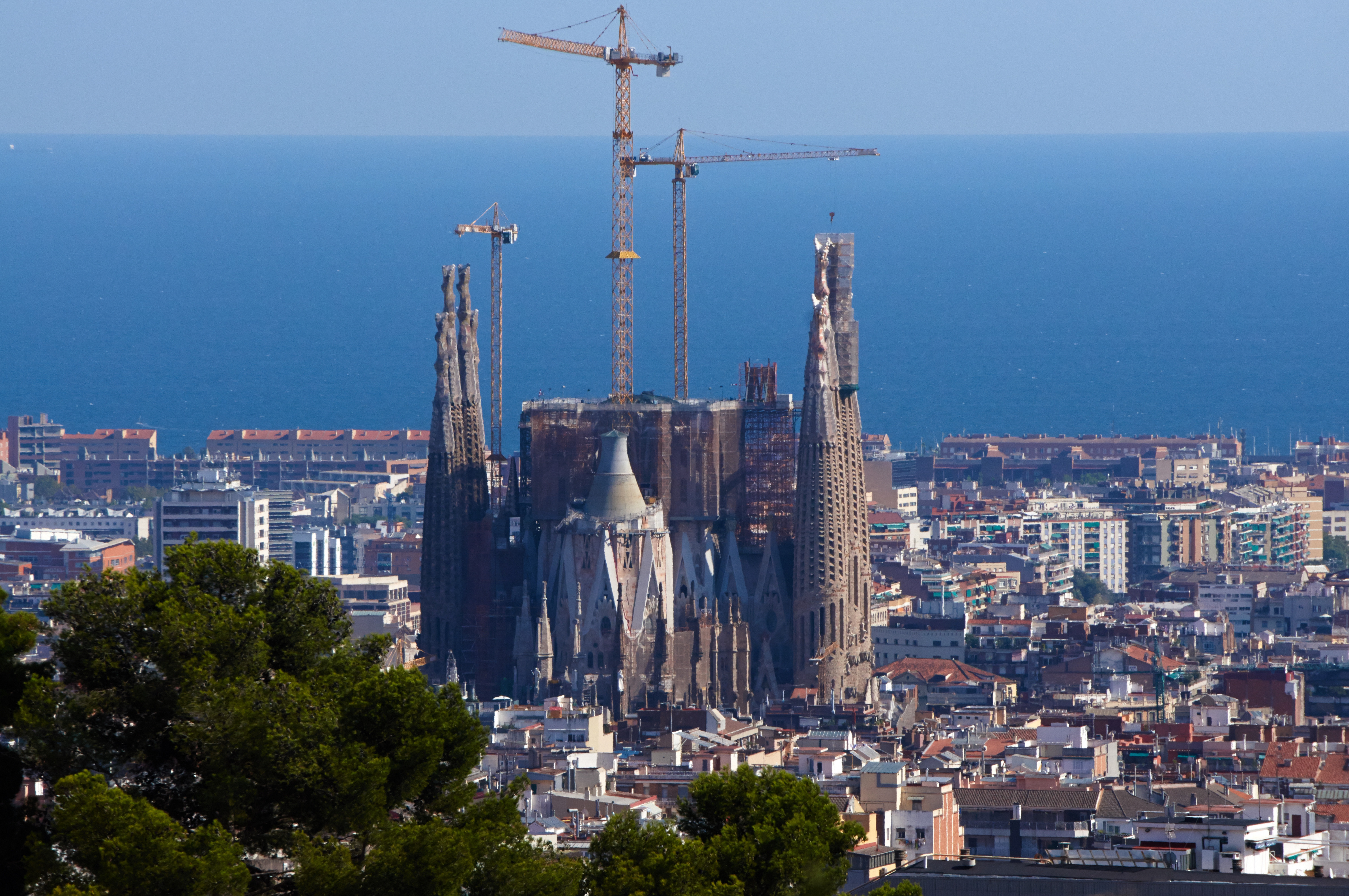 Вид на Храм Святого Семейства архитектора Гауди в Барселоне. Фото: &copy;РИА Новости/Алексей Даничев