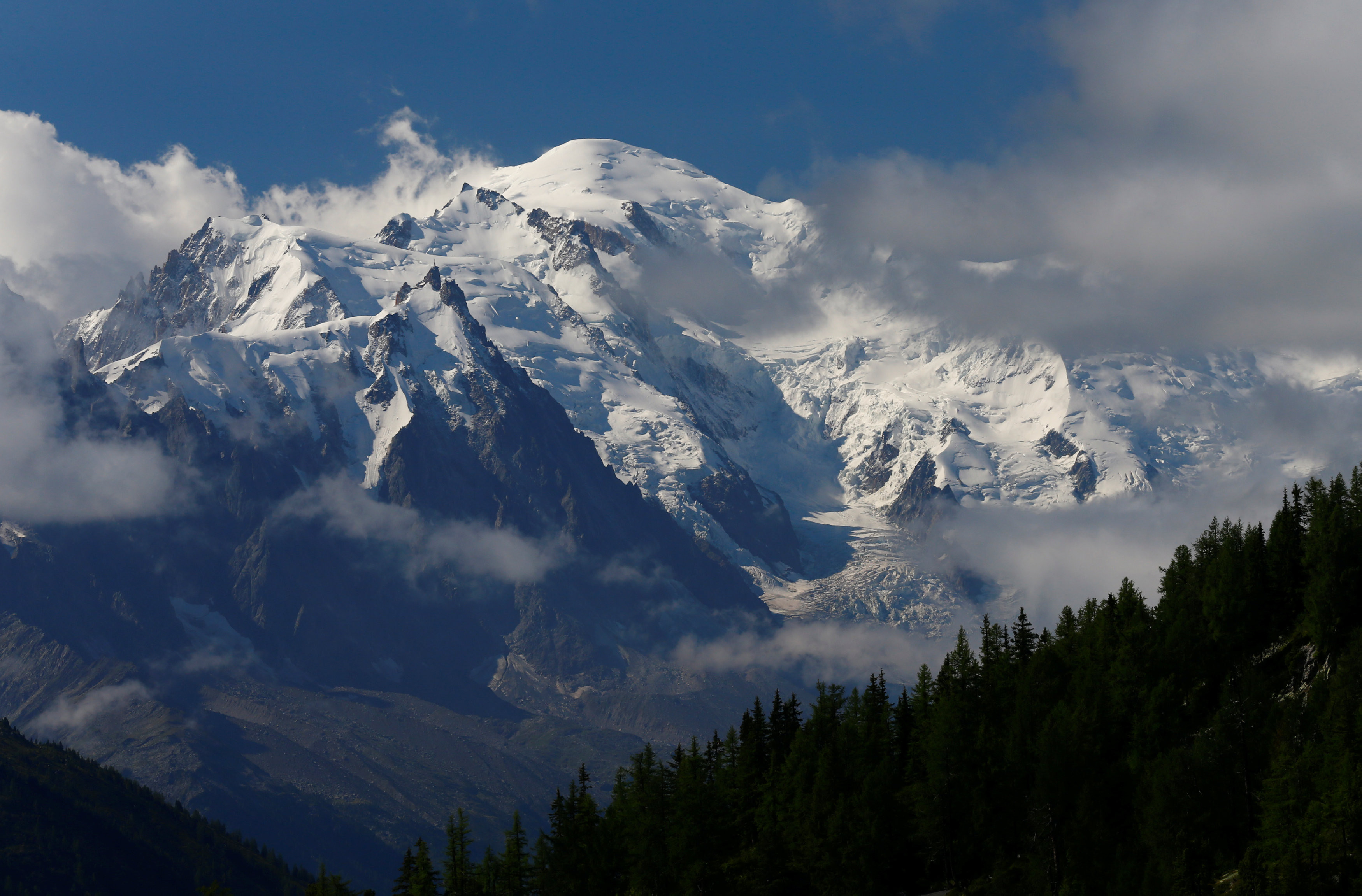 Откосы монблан фото