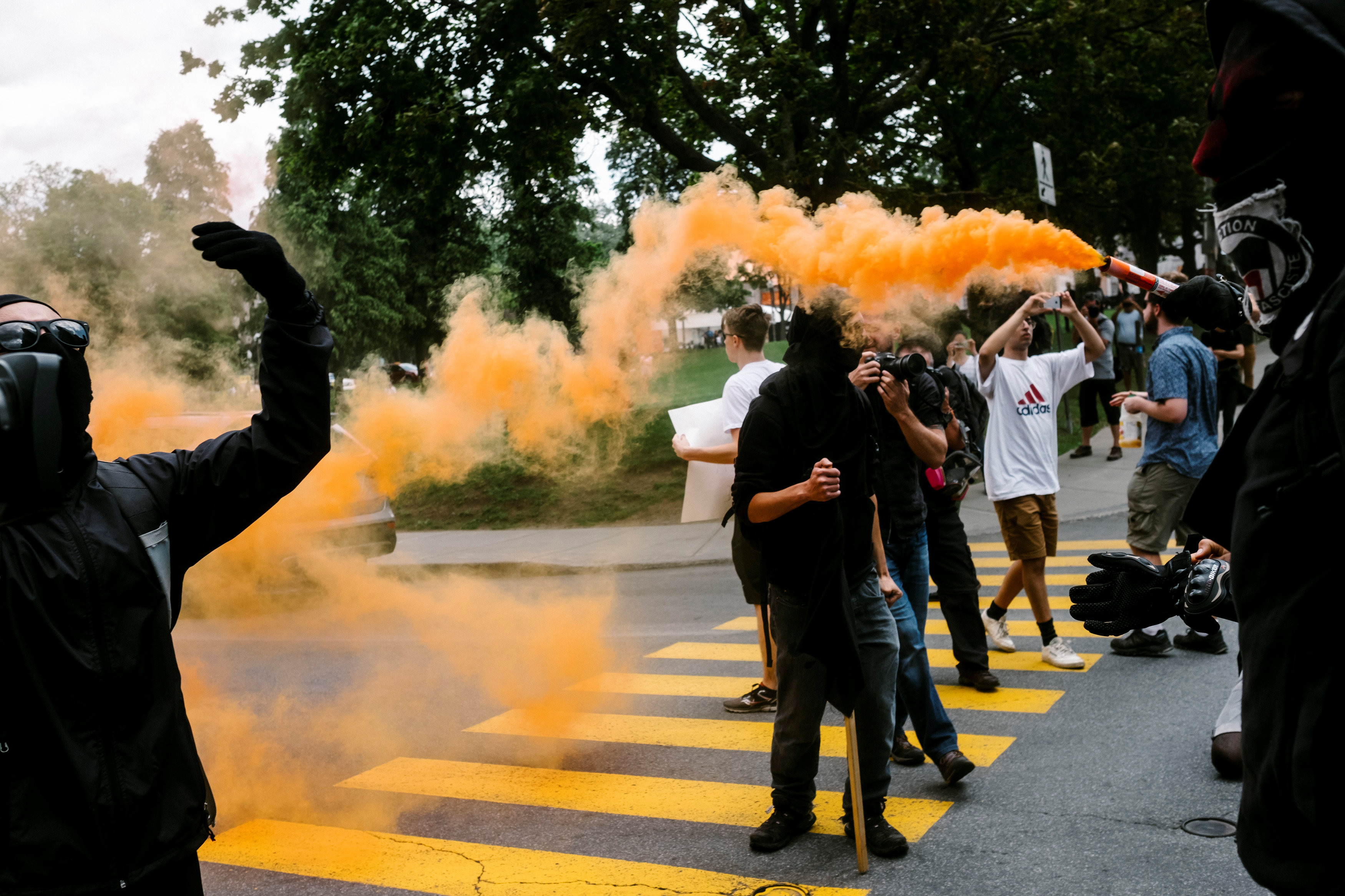 Протестующие в Квебеке. Фото: &copy; REUTERS/Renaud Philippe