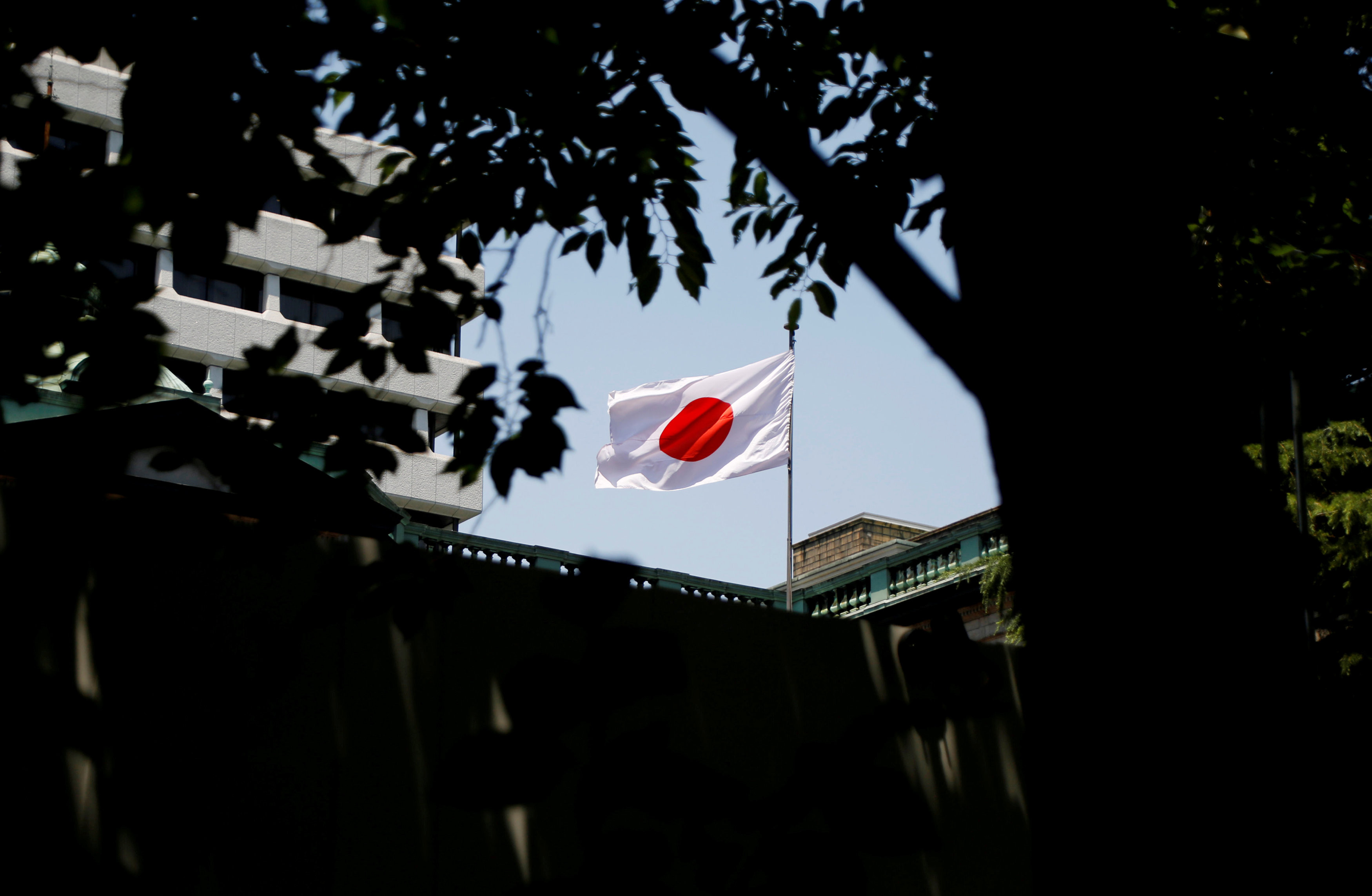 Флаг Японии. Фото: &copy; REUTERS/Toru Hanai