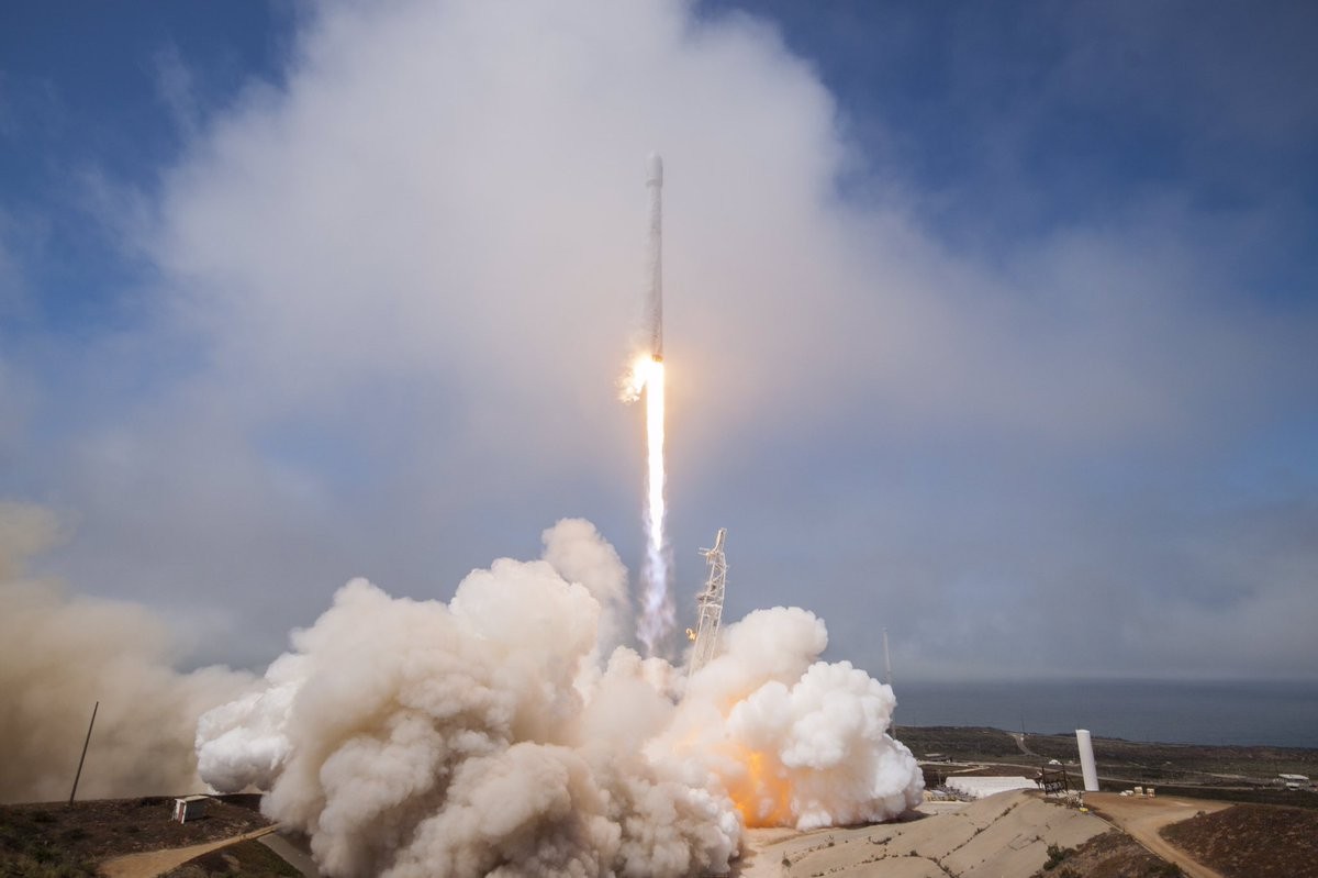 Запуск ракеты-носителя Falcon 9. Фото: &copy; flickr/SpaceX