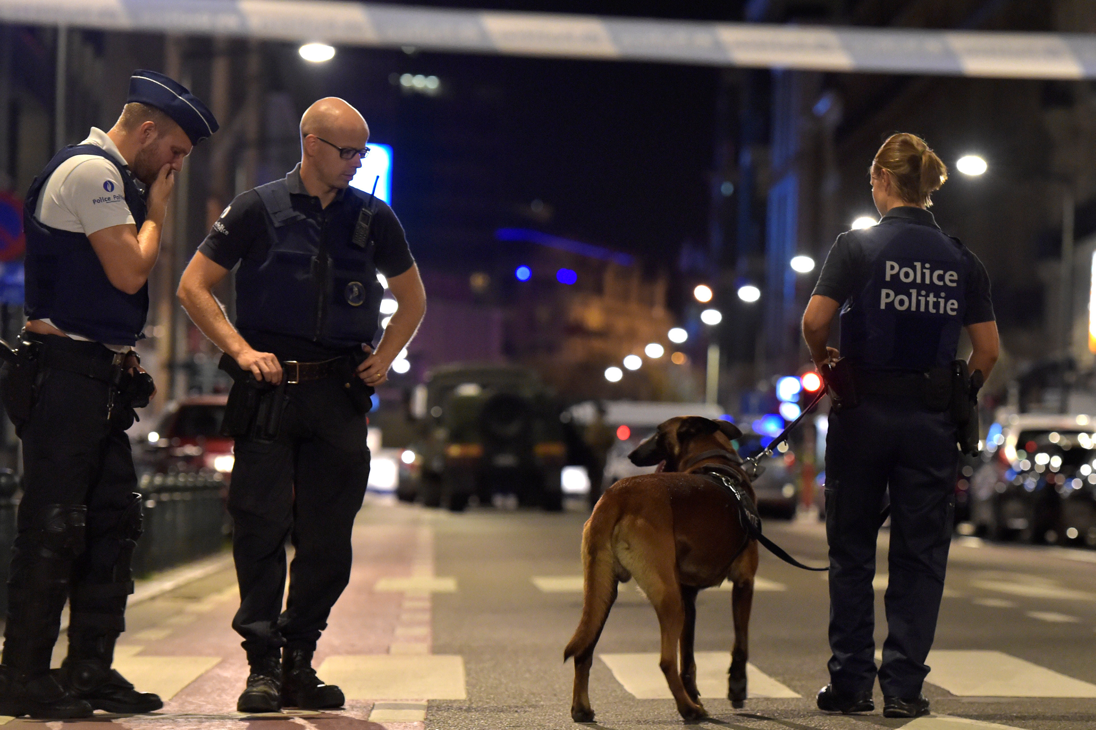 Полицейские в Брюсселе. Фото: &copy; REUTERS/Eric Vidal