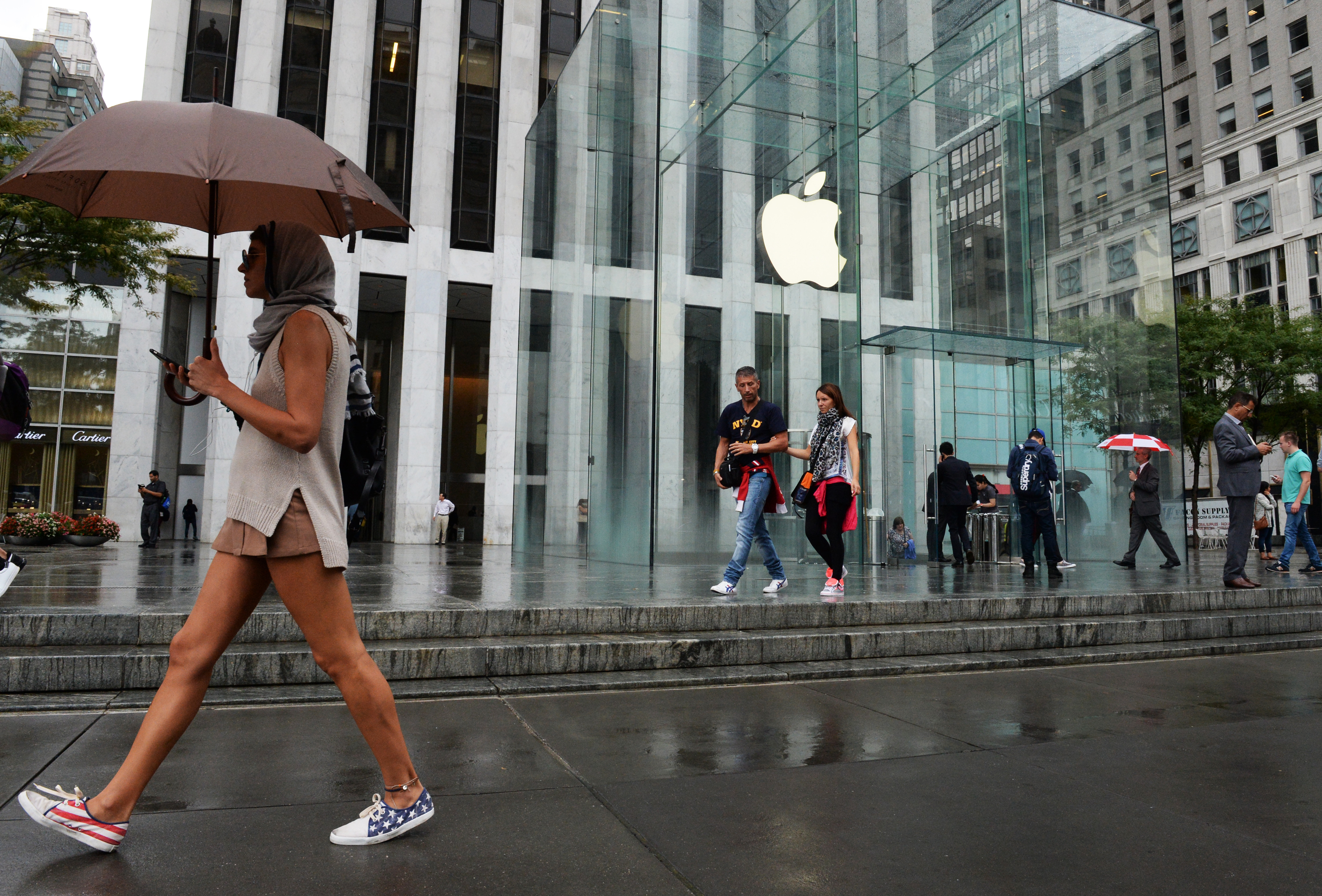 Vагазин Apple в Нью-Йорке. Фото &copy; РИА Новости/Наталья Селиверстова