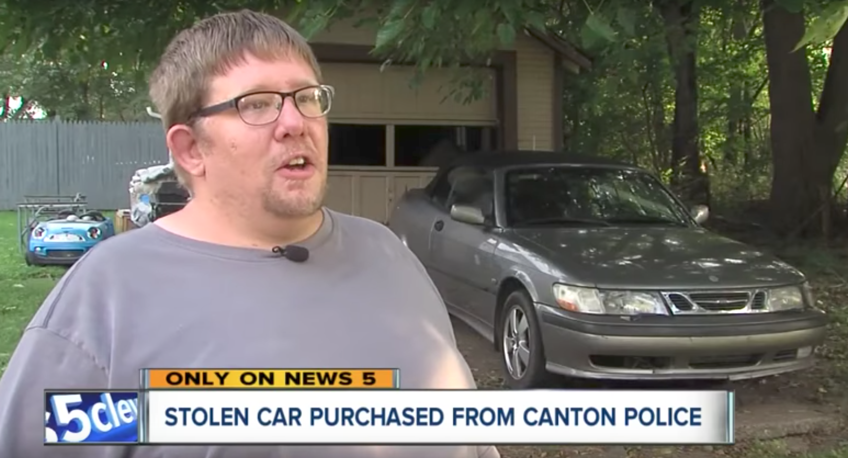 Скриншот видео Canton man can't drive the car he legally purchased from police becausae it was stolen