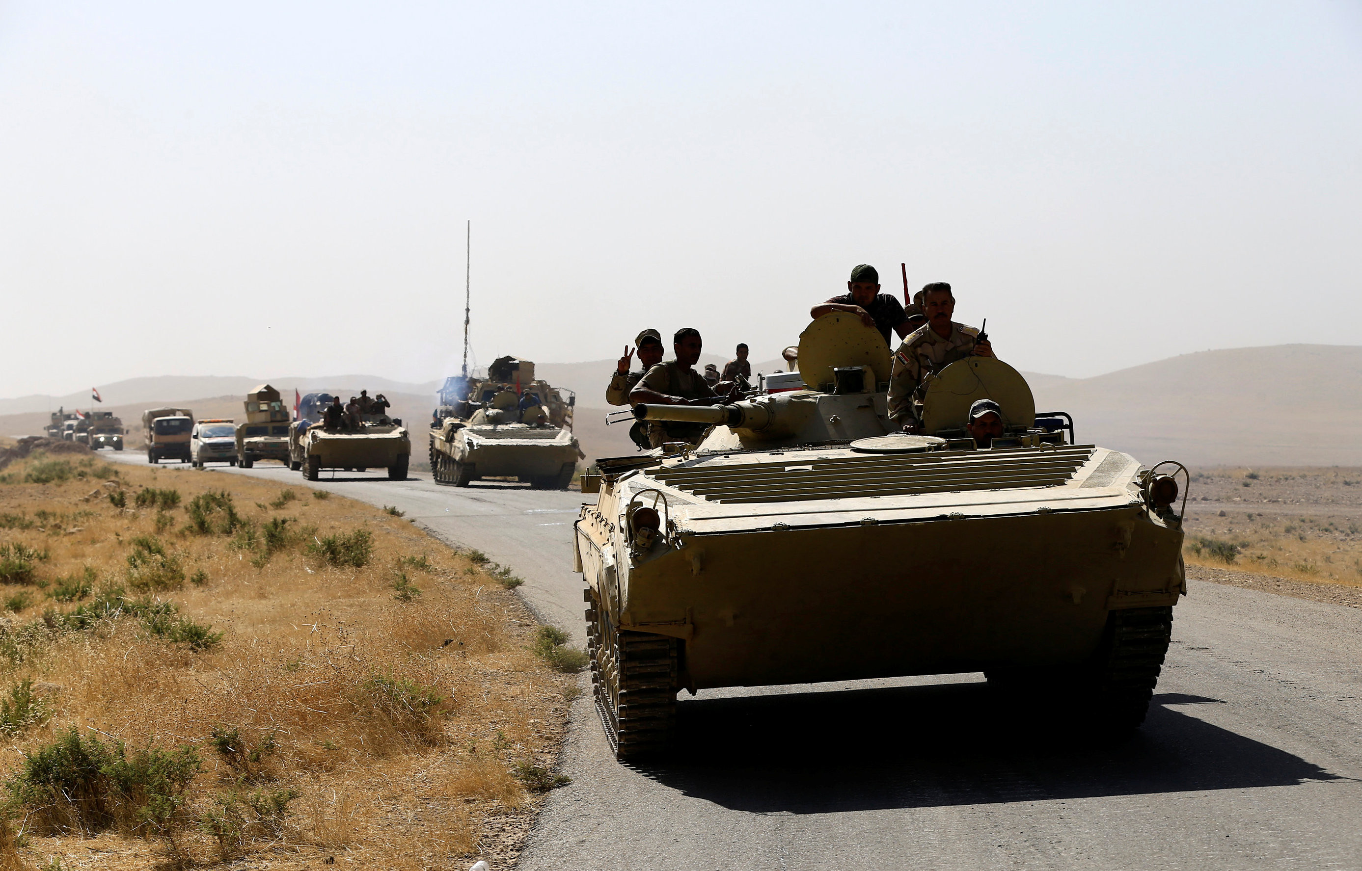 Иракские военные. Фото: &copy;&nbsp;REUTERS/Thaier Al-Sudani