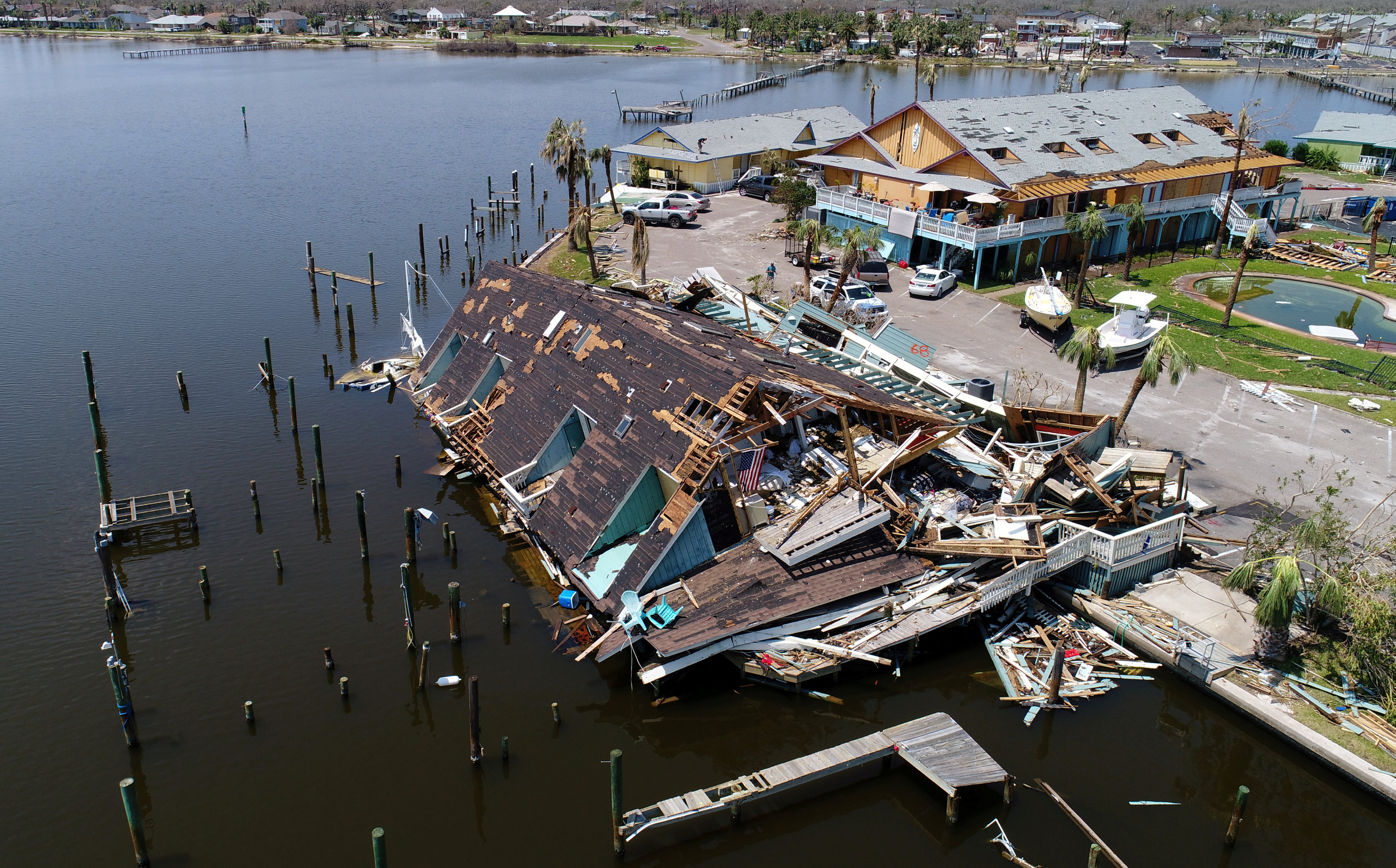 Ураган "Харви". Фото &copy; REUTERS/DroneBase