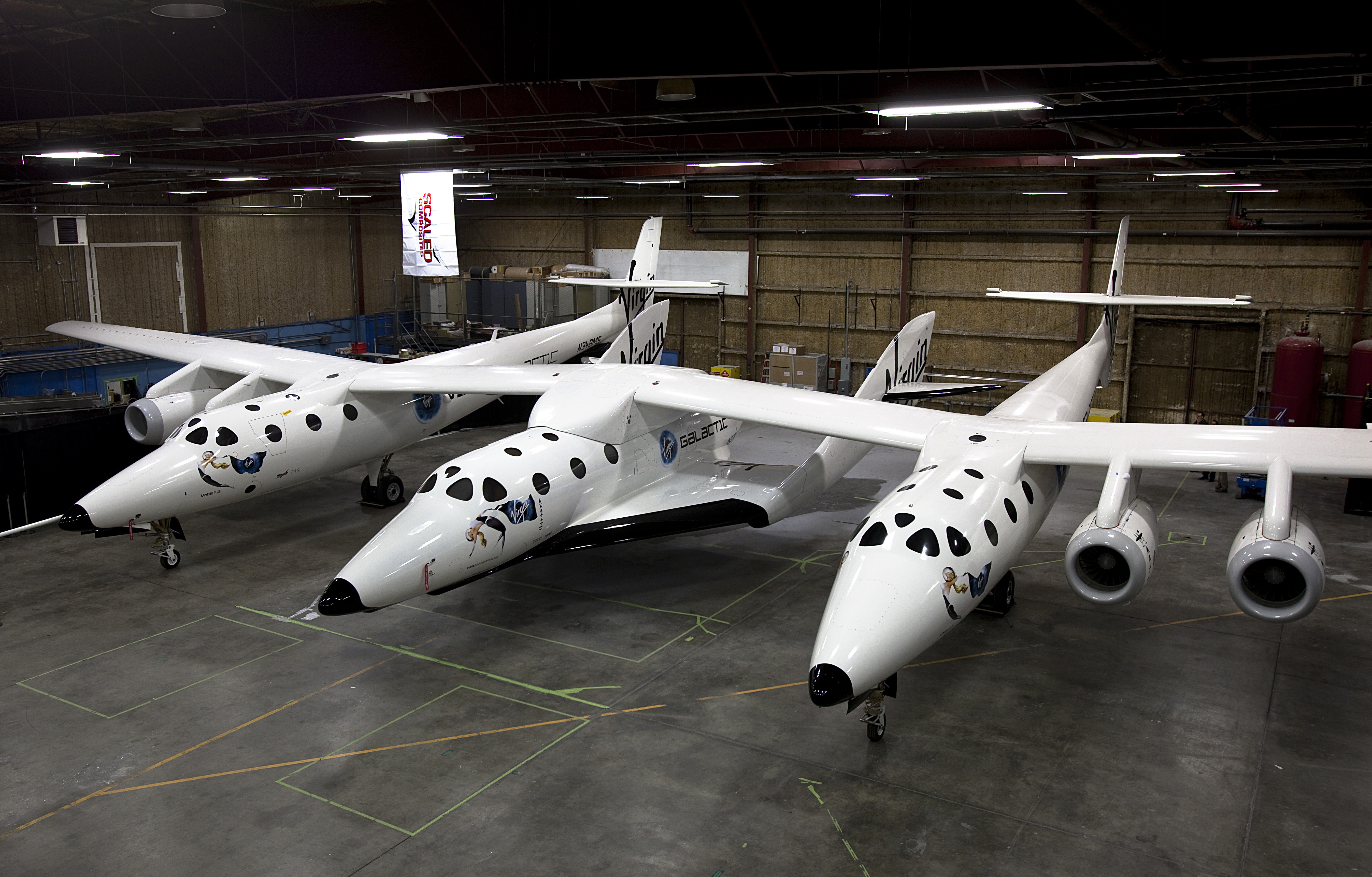 SpaceShipTwo уже потеряла похожую на АКС ЦАГИ систему на испытаниях — вместе с пилотом. Фото © Wikimedia Commons