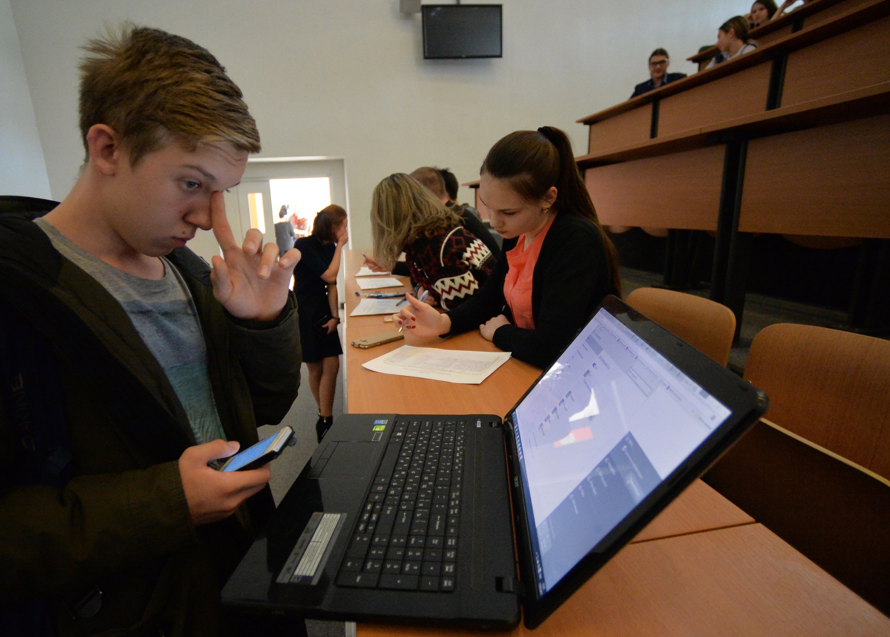 Студенты ДВФУ во Владивостоке. Фото: &copy; РИА Новости/Виталий Аньков