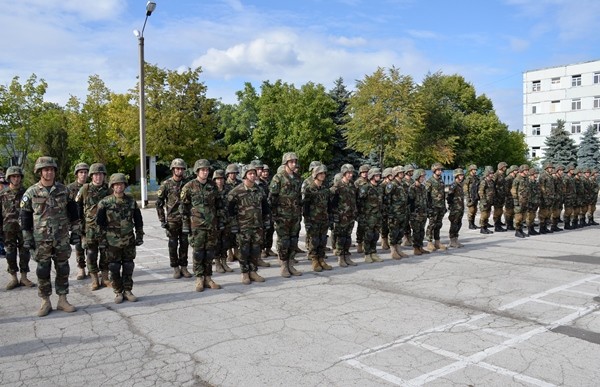 Контингент молдавских военных, принимающих участие в учениях НАТО. Фото: ©Минобороны Молдавии