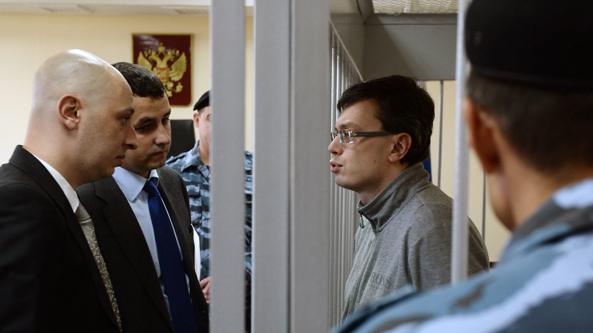 Денис Никандров (в центре). Фото: © РИА Новости/Максим Блинов