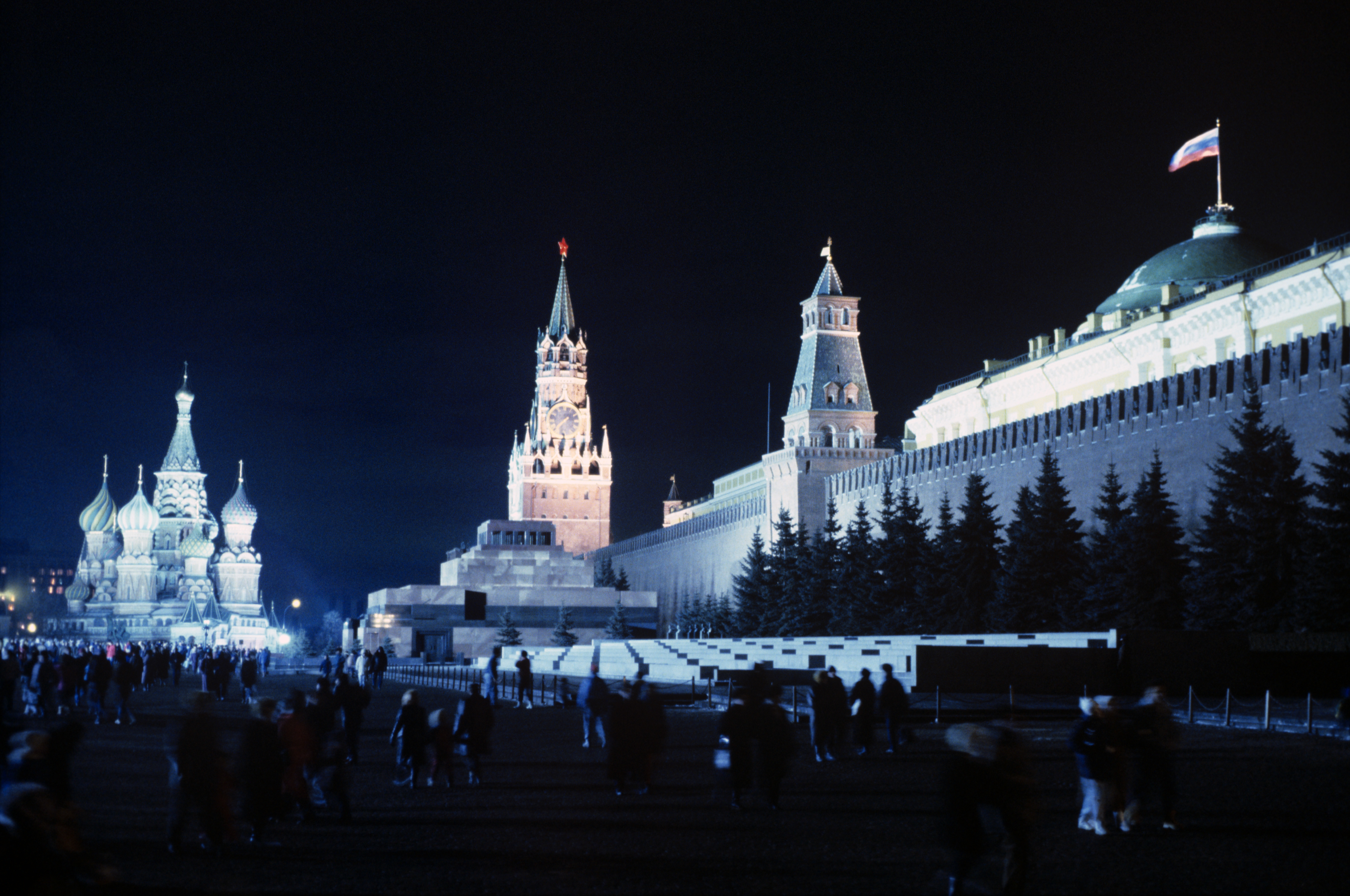 1992 год. Празднование Рождества на Красной площади. Фото: © РИА Новости/Алексей Бойцов