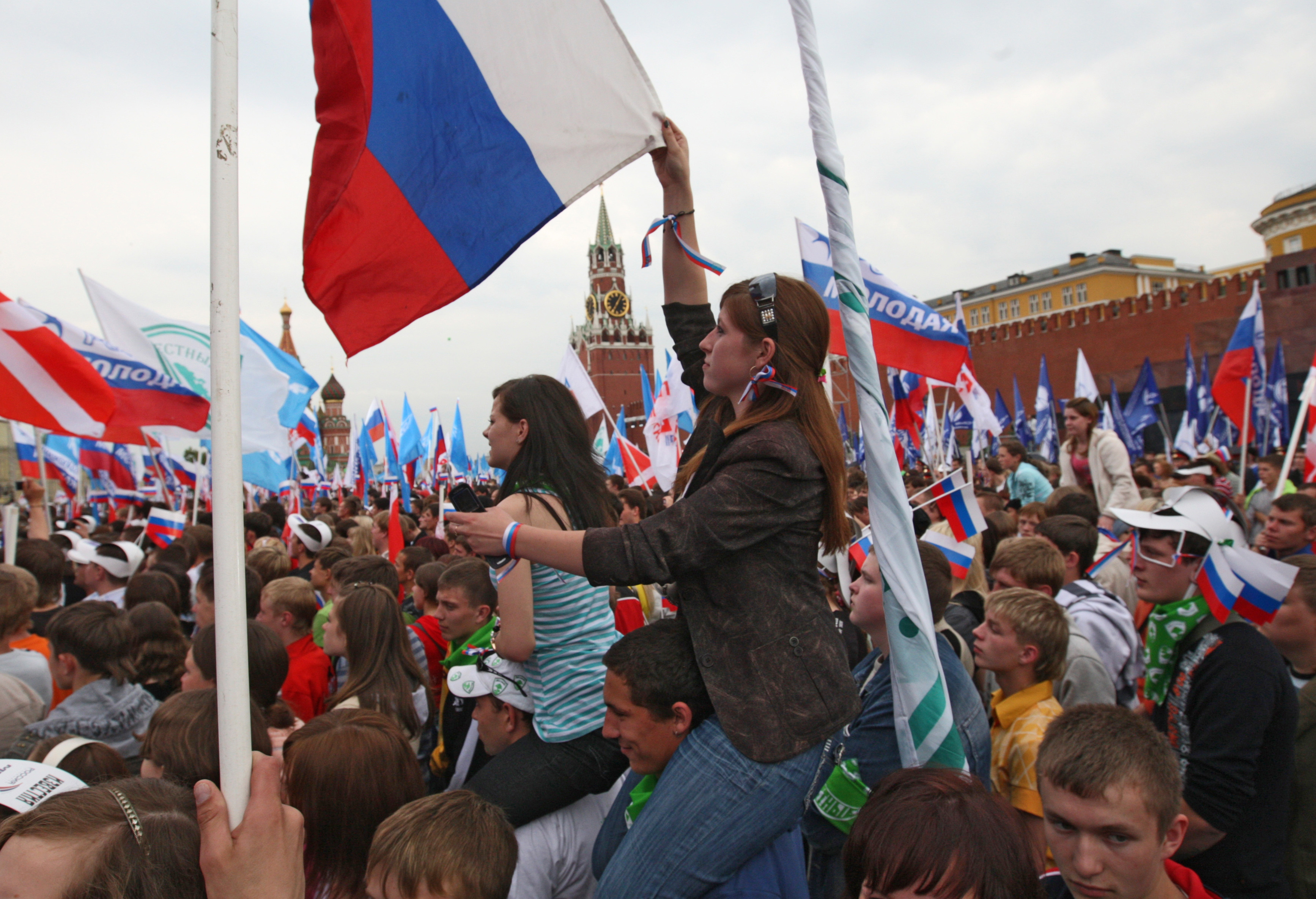 2008 год. Празднование Дня России. Фото: © РИА Новости/Илья Питалев