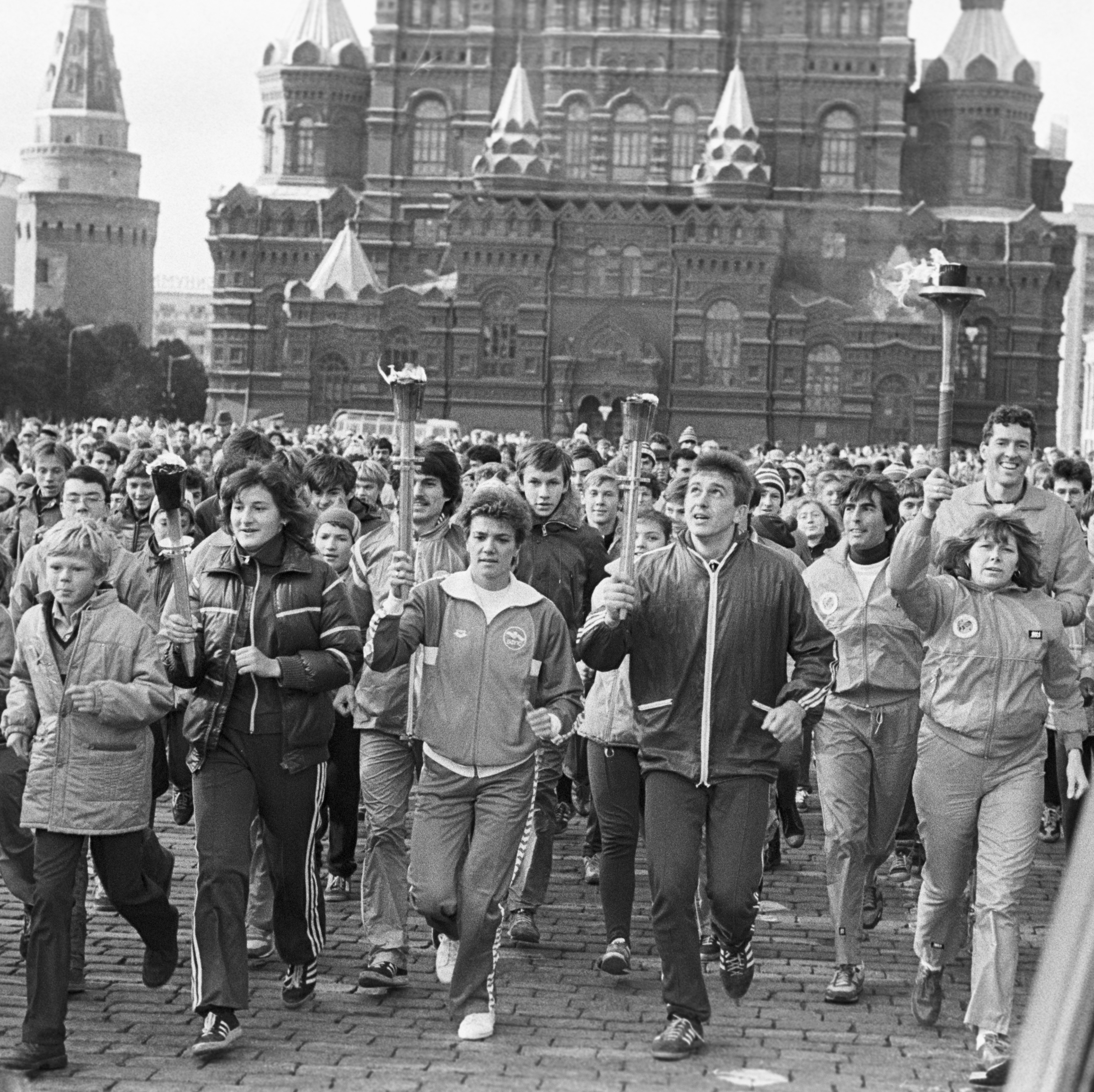 1986 год. Международная "Эстафета мира" в Москве. Фото: © РИА Новости