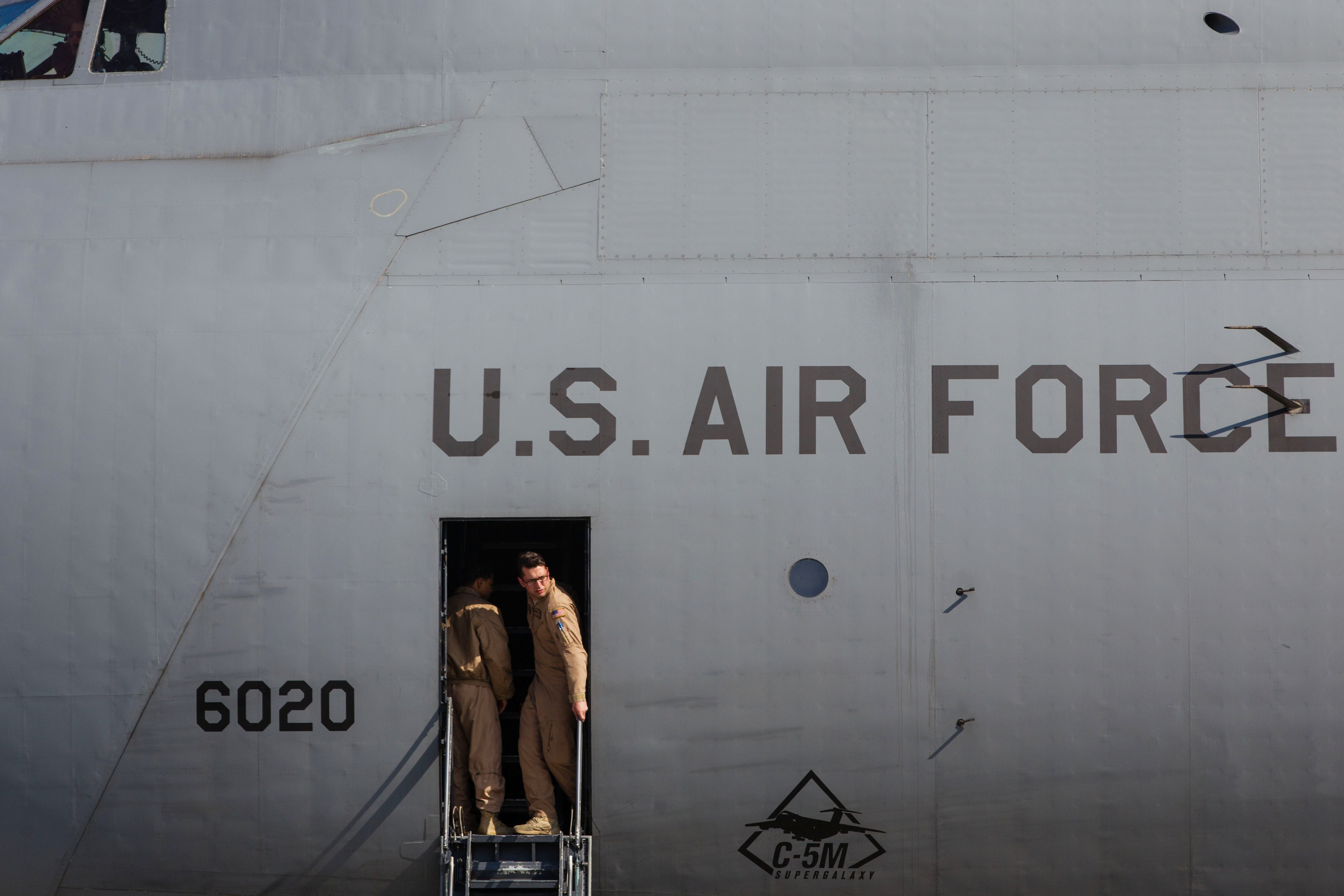 Самолёт Военно-воздушных сил США. Фото: &copy; РИА Новости/Михаил Палинчак