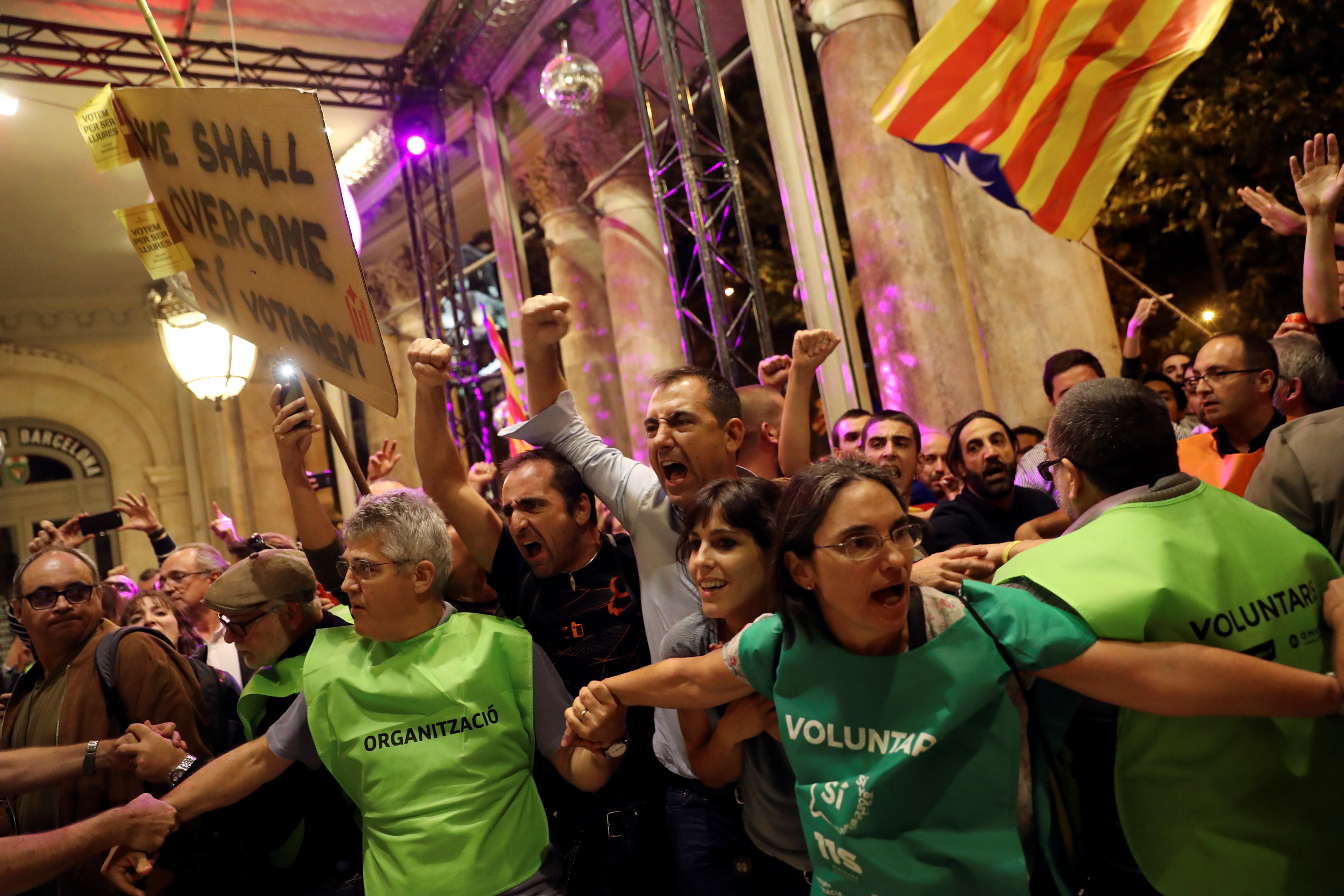 Протесты в Каталонии. Фото: &copy;&nbsp;REUTERS/Susana Vera