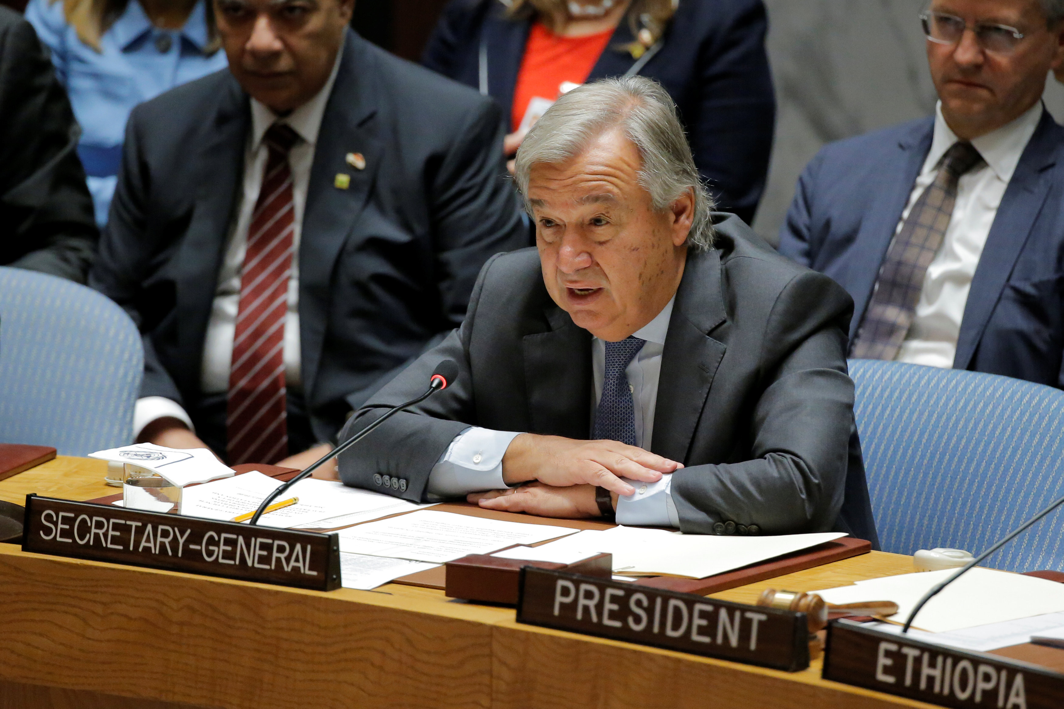 Генеральный секретарь ООН Антониу Гутерриш. Фото: &copy;&nbsp;REUTERS/Lucas Jackson
