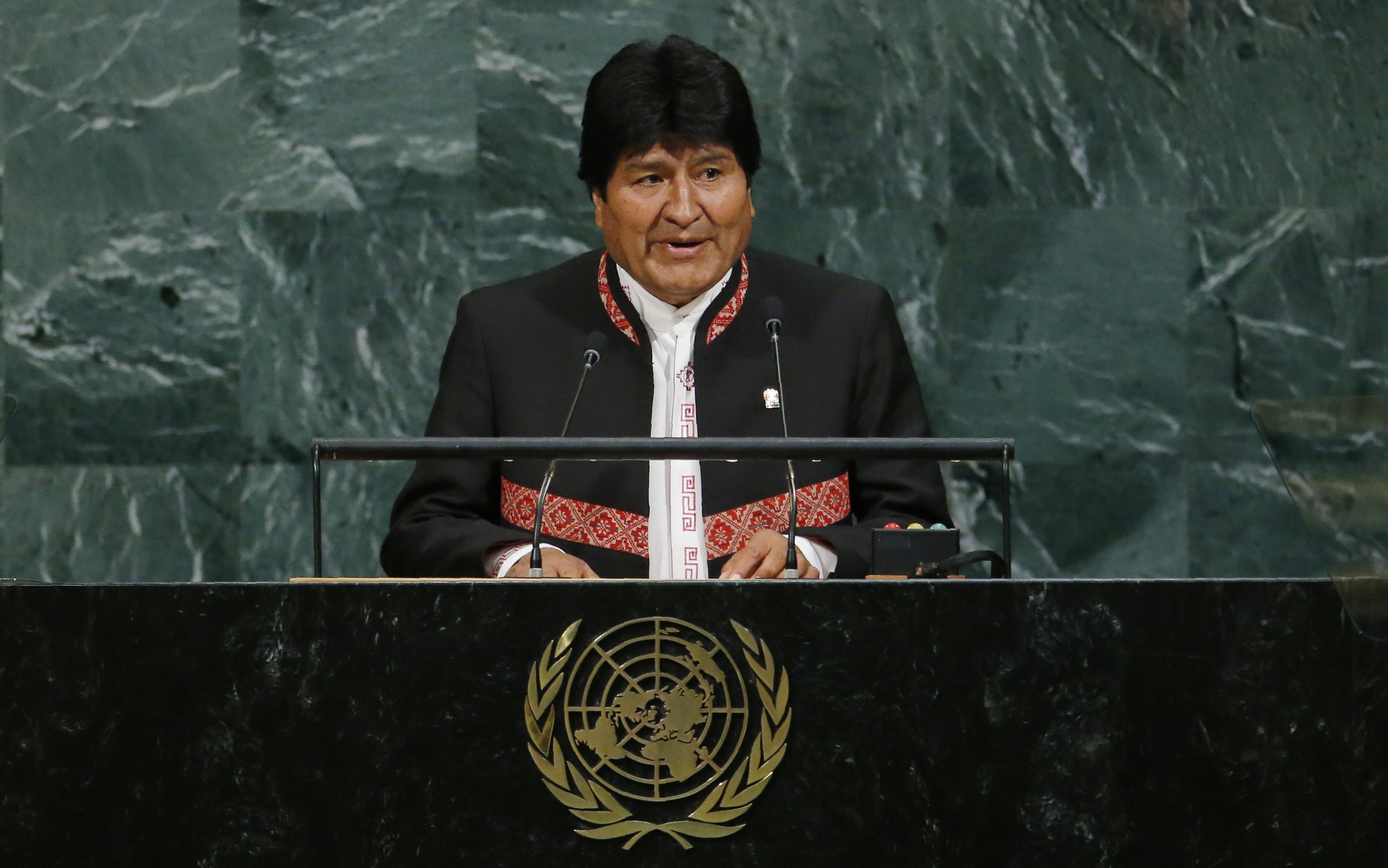 Президент Боливии Эво Моралес. Фото: &copy; REUTERS/Eduardo Munoz