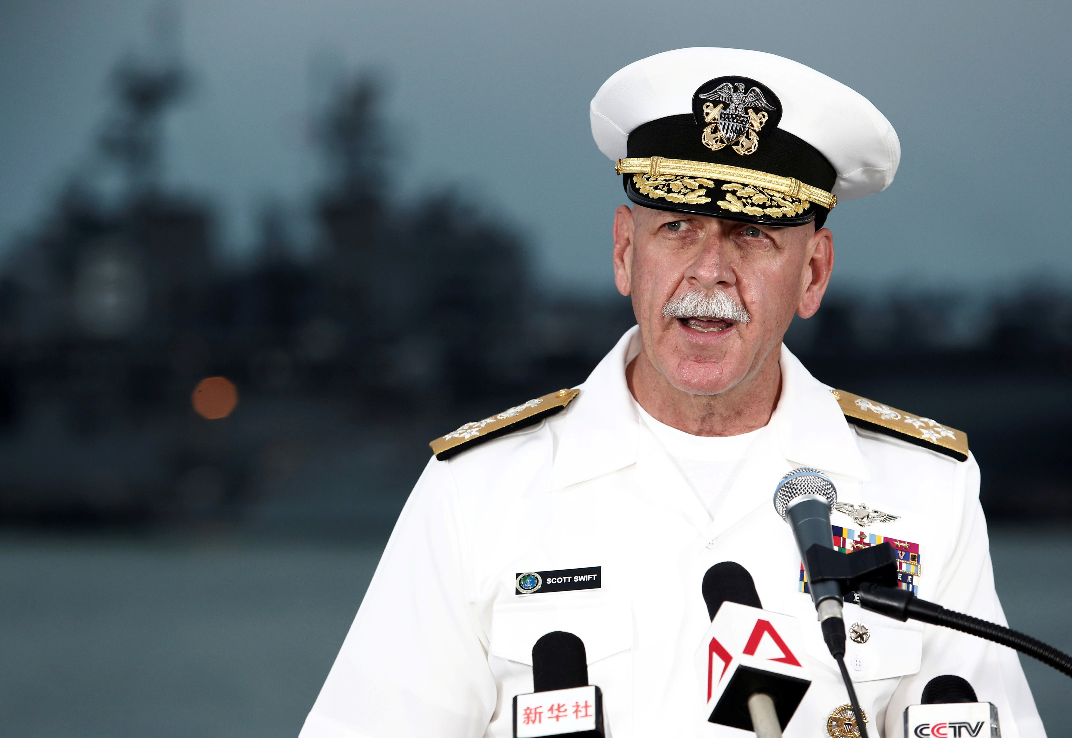 Адмирал Скотт Свифт. Фото: &copy;&nbsp;REUTERS/Calvin Wong