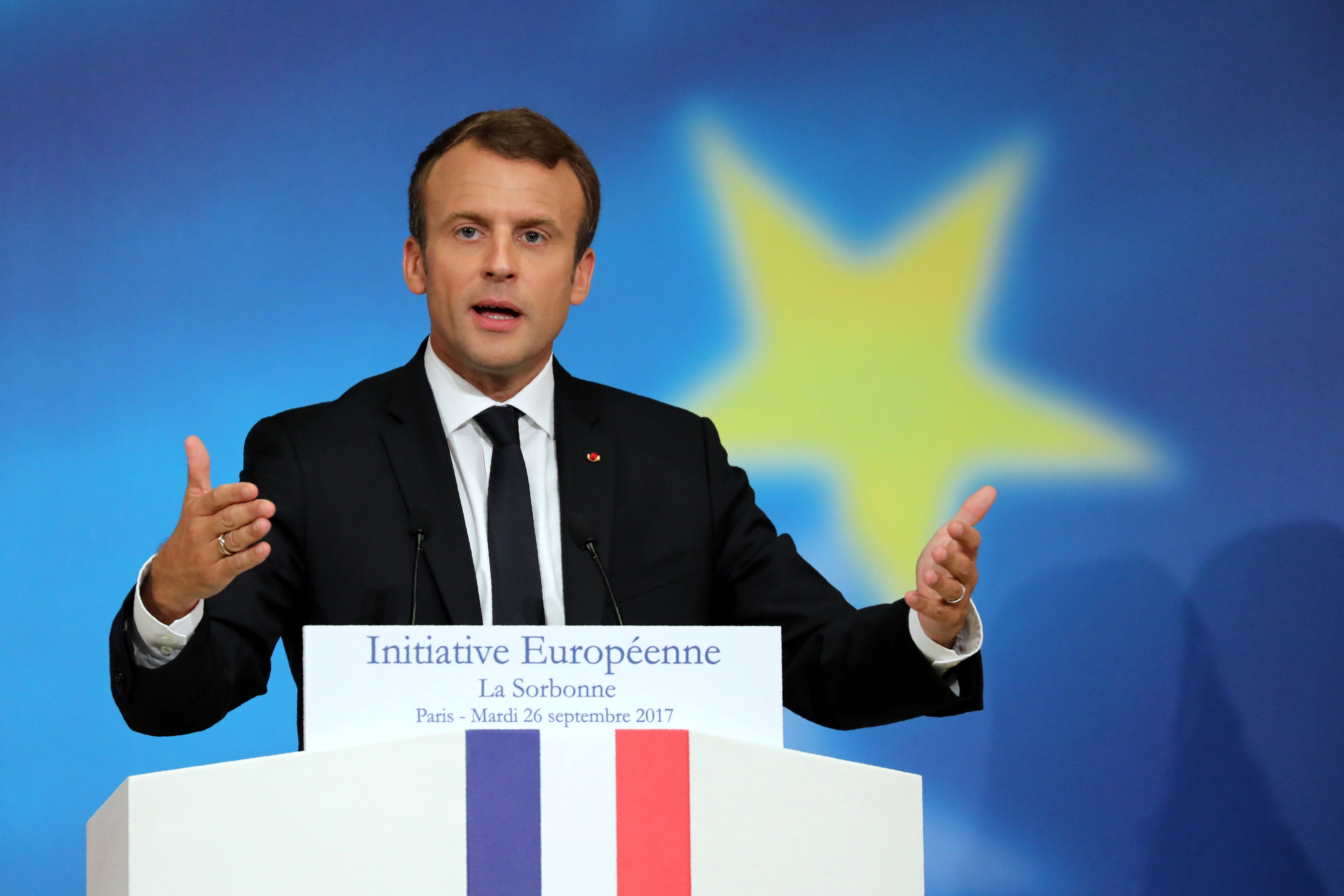 Президент Франции Эммануэль Макрон. Фото: &copy;&nbsp;REUTERS/Ludovic Marin