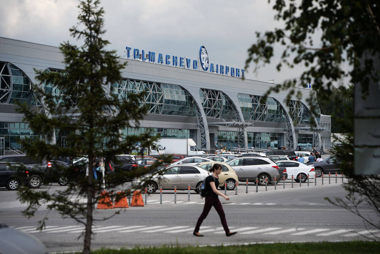 Аэропорт "Толмачево" в Новосибирске. Фото &copy; РИА Новости/ Александр Кряжев.