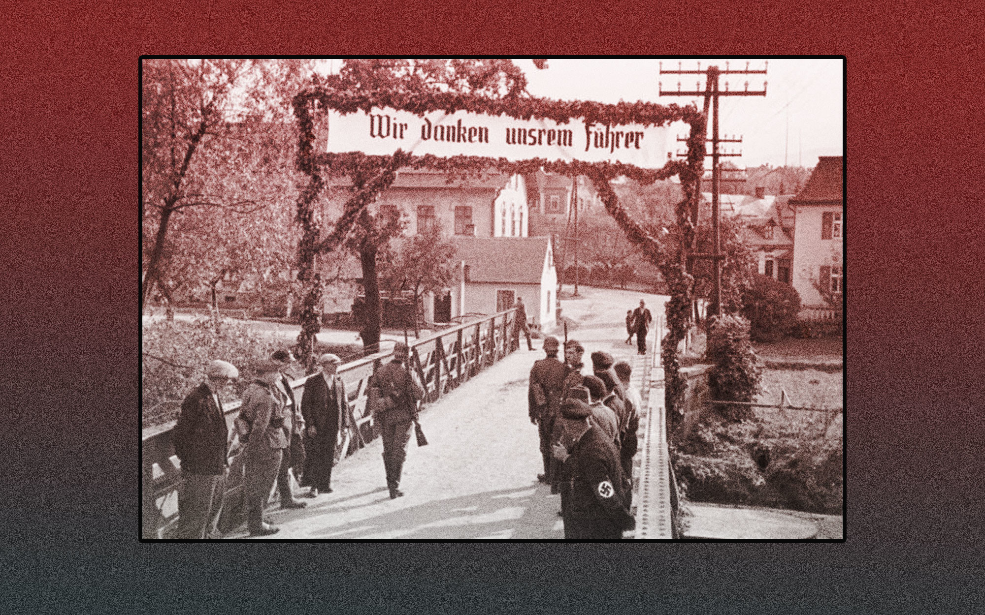 Граница Германии и Чехии, приветственный плакат, 7 октября 1938 года. Коллаж © L!FE Фото: © Wikipedia Creative Commons