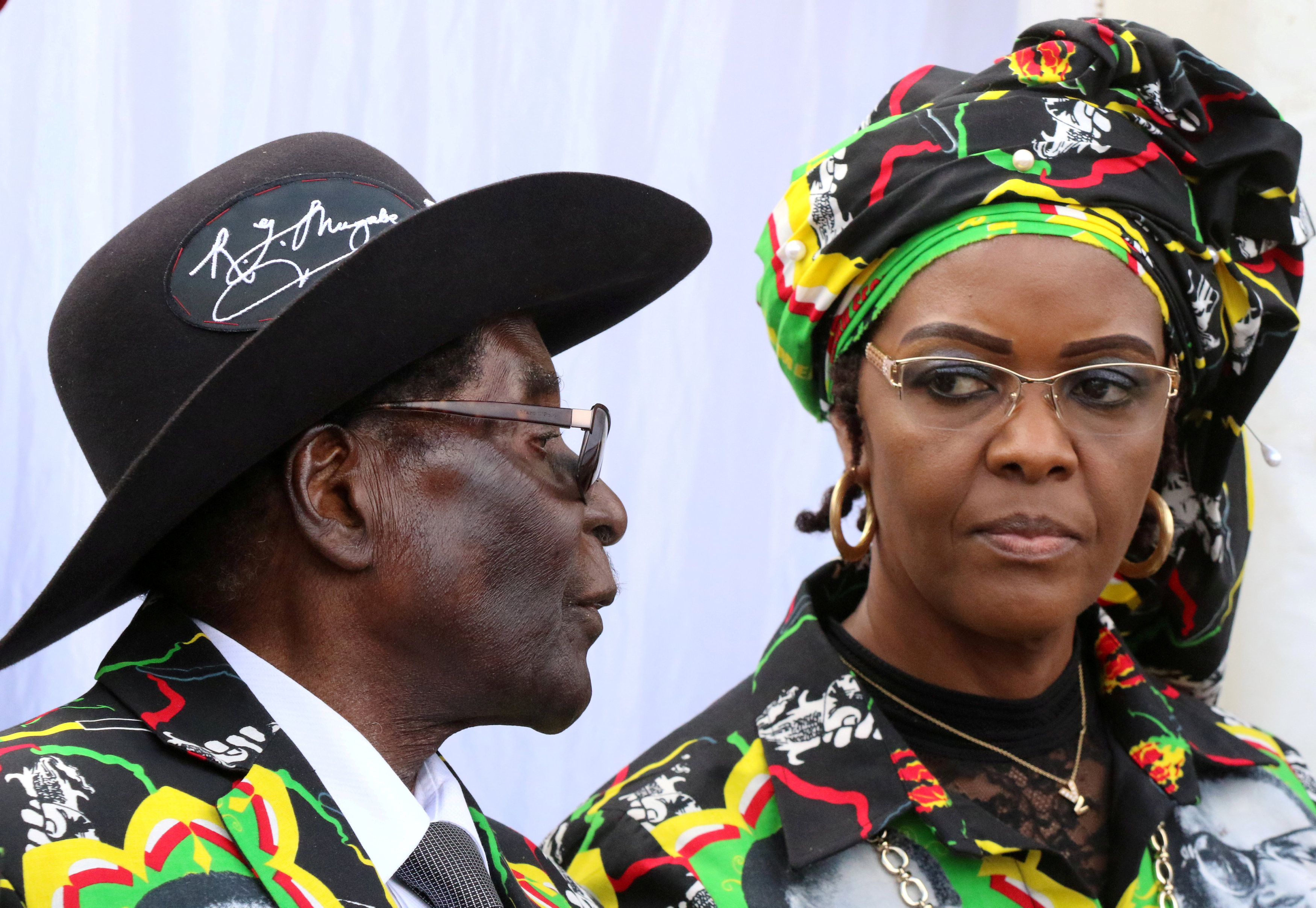 Первая леди Зимбабве Грейс Мугабе. Фото: &copy; REUTERS/Philimon Bulawayo