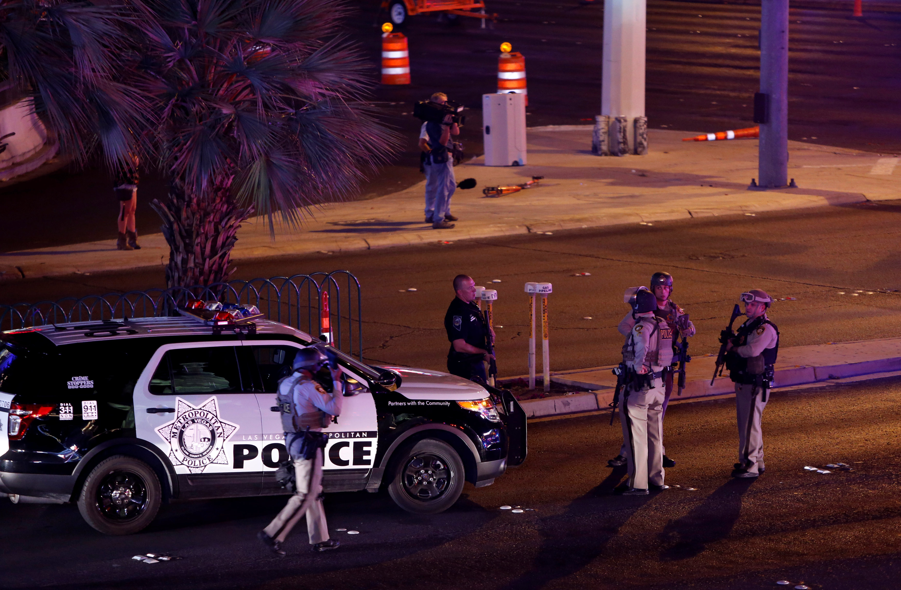 Полицейские в Лас-Вегасе. Фото: &copy; REUTERS/Las Vegas Sun/Steve Marcus