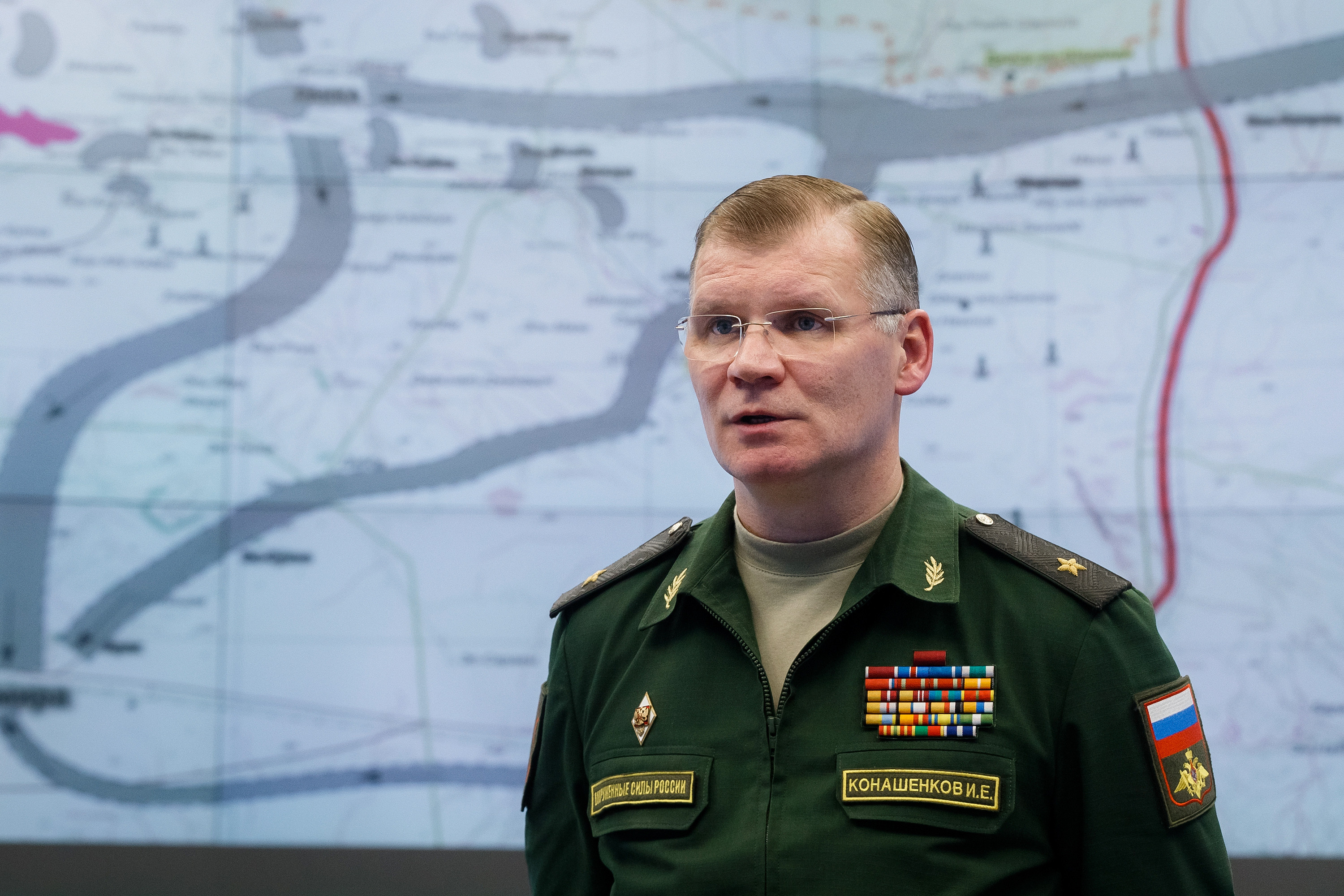 Генерал-майон Игорь Конашенков. Фото: &copy;РИА Новости/Министерство обороны РФ