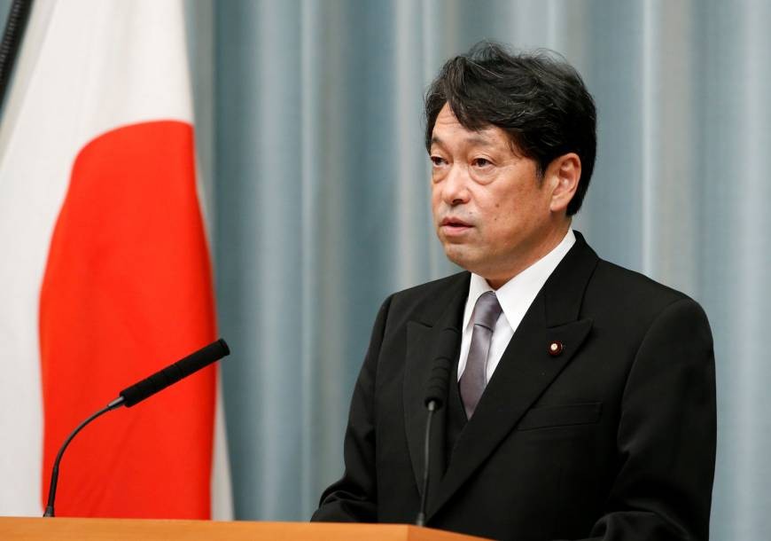 Министр обороны Японии Ицунори Онодэра. Фото: &copy; REUTERS