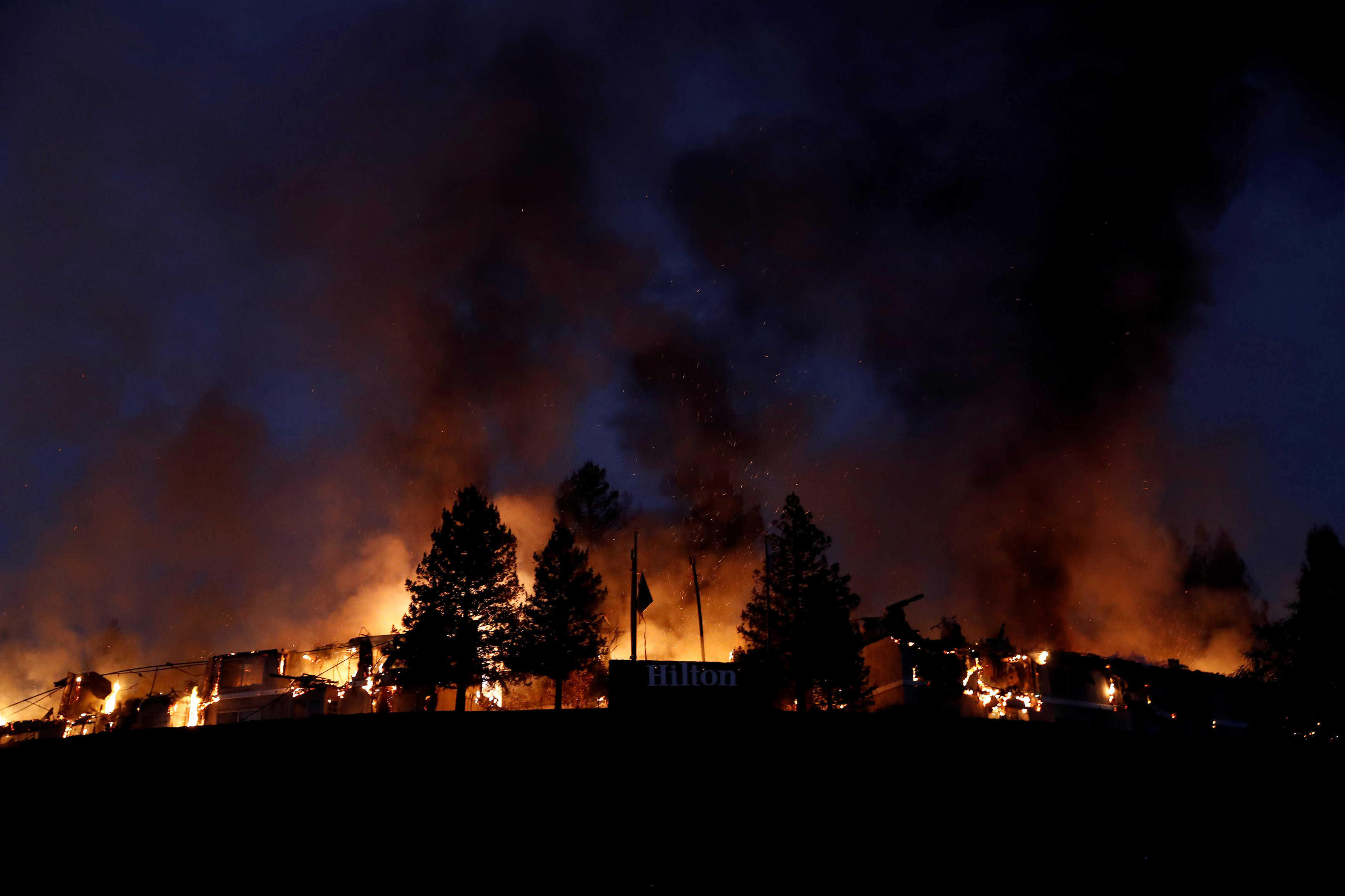 Пожары в Калифорнии. Фото: &copy; REUTERS/Stephen Lam