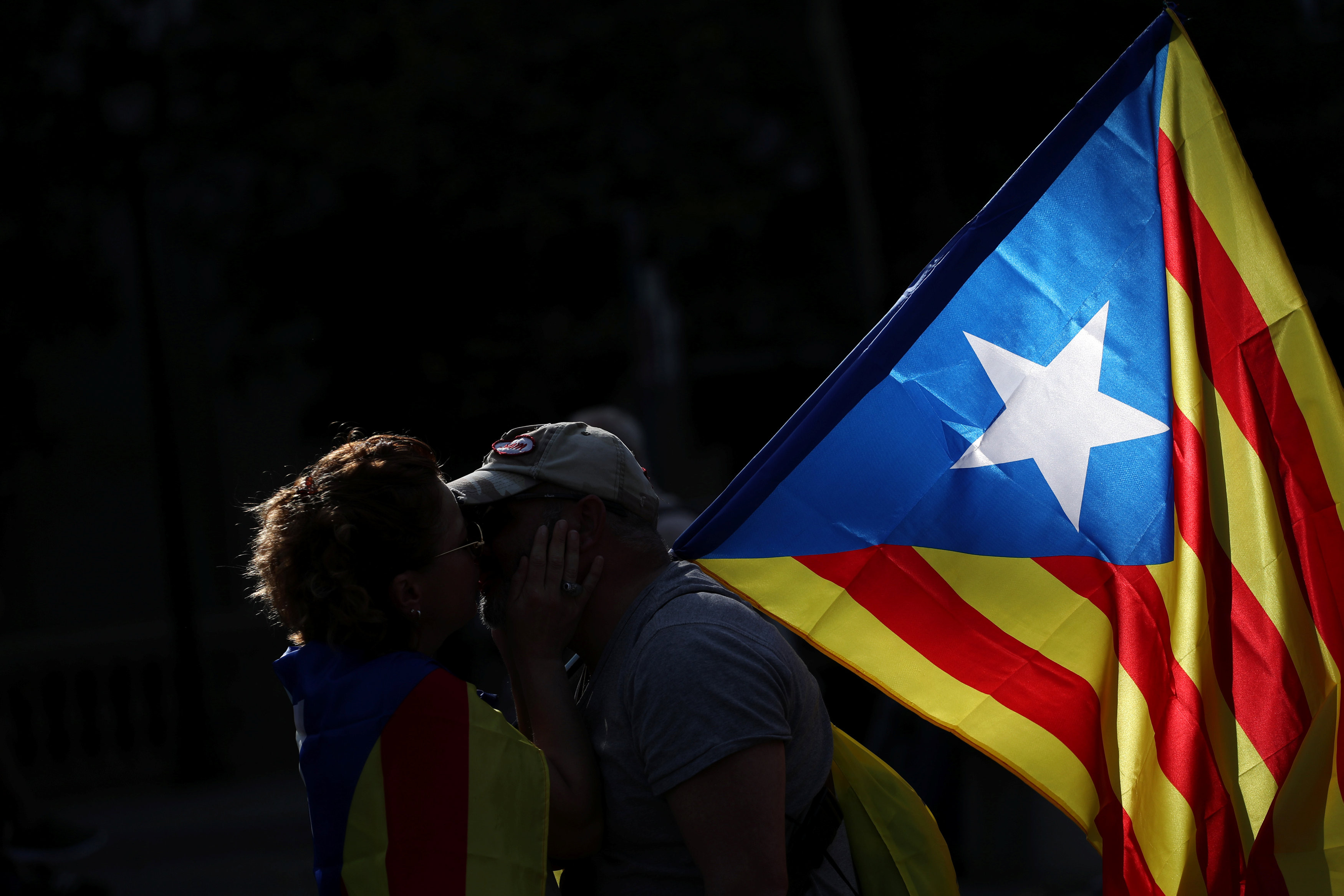 Флаг Каталонии. Фото: &copy; REUTERS/Susana Vera