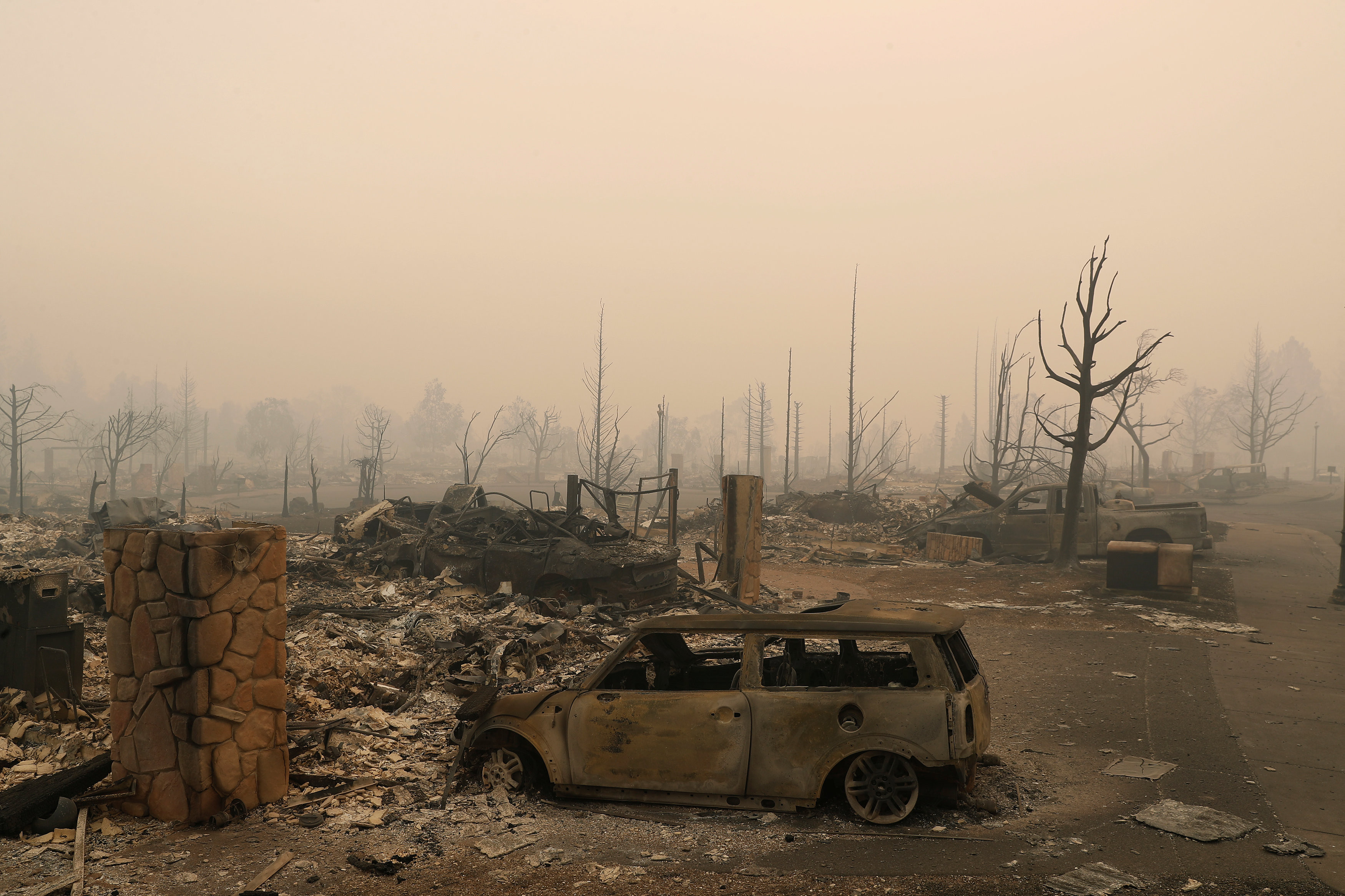 Последствия пожаров в Калифорнии. Фото: &copy;&nbsp;REUTERS/Stephen Lam