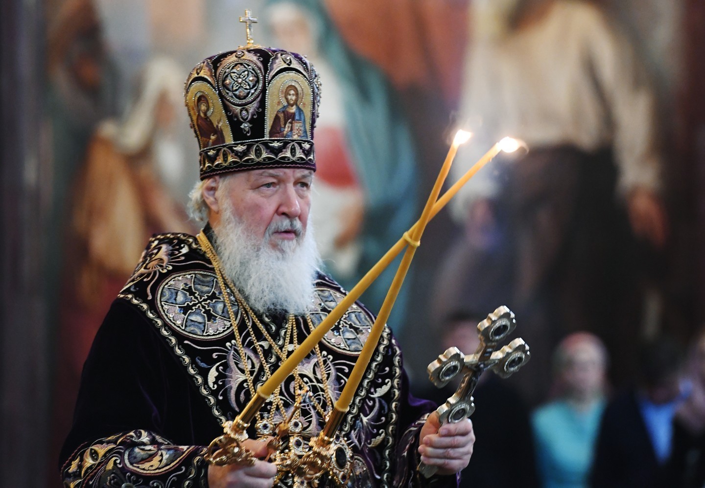 Патриарх Московский и всея Руси Кирилл. Фото: &copy; РИА Новости/Сергей Пятаков


