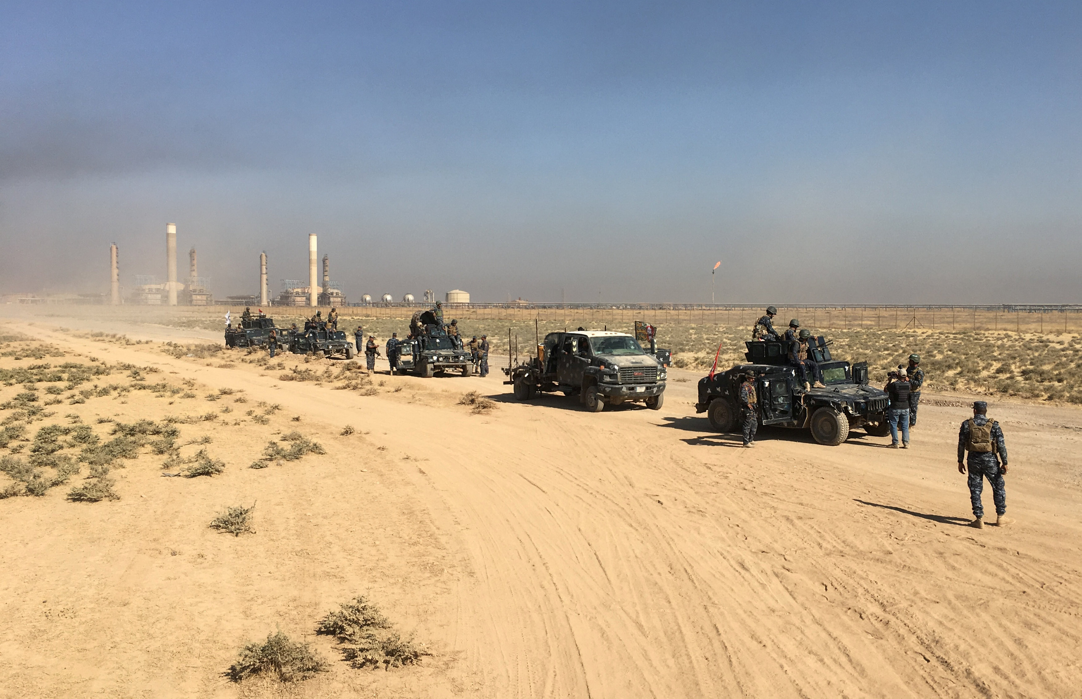 Иракские военные на пути в Киркук. Фото: &copy;&nbsp;REUTERS/Stringer