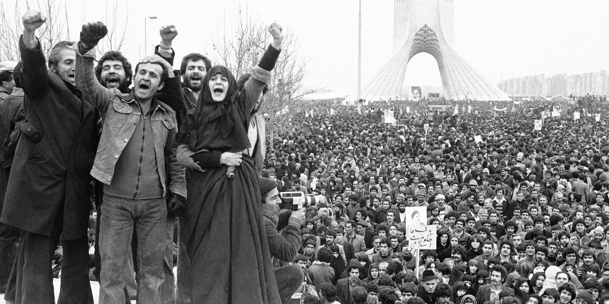 Демонстрация в Иране во время Исламской революции 1979 года. Wikipedia.org Creative Commons