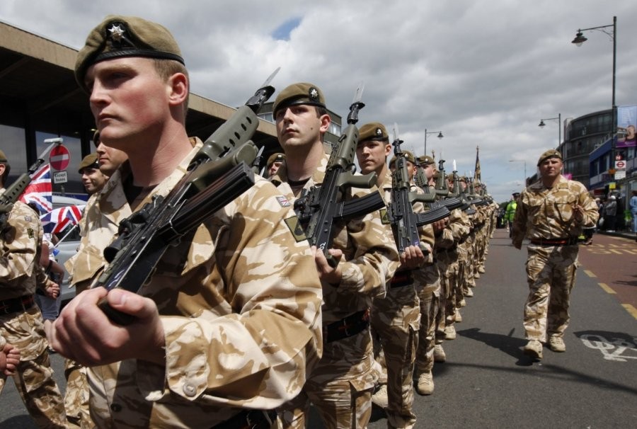 Британские военные. Фото: &copy; REUTERS