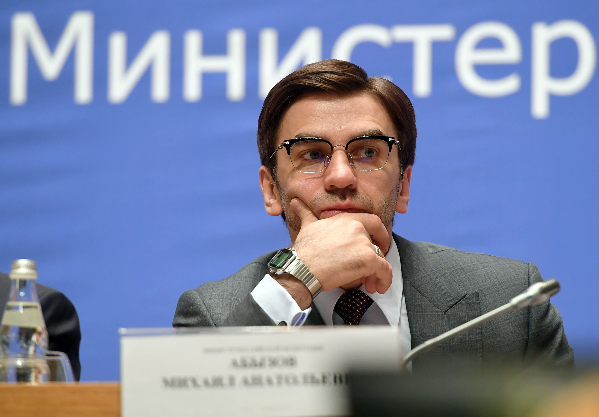 Министр РФ Михаил Абызов. Фото: © РИА Новости / Илья Питалев