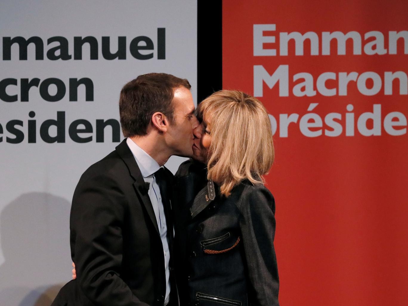 Эммануэль и Брижит Макрон. Фото: &copy; REUTERS